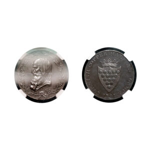 LOT 19 Cornwall Truro Bronze Proof Halfpenny D&H 2, MS 65
