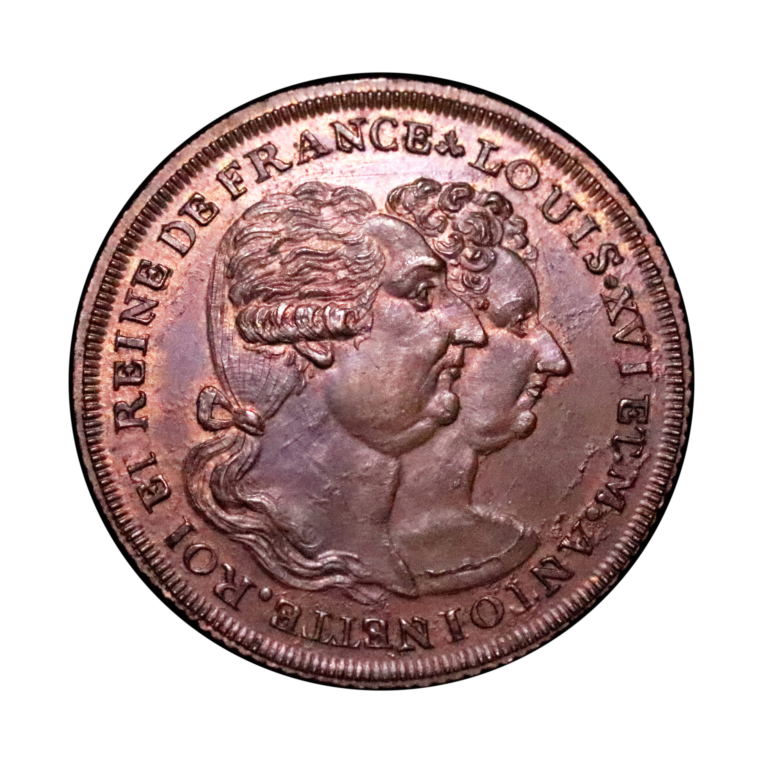 LOT 108 Middlesex Skidmore Mule Halfpenny DH 491, RRR - Image 3