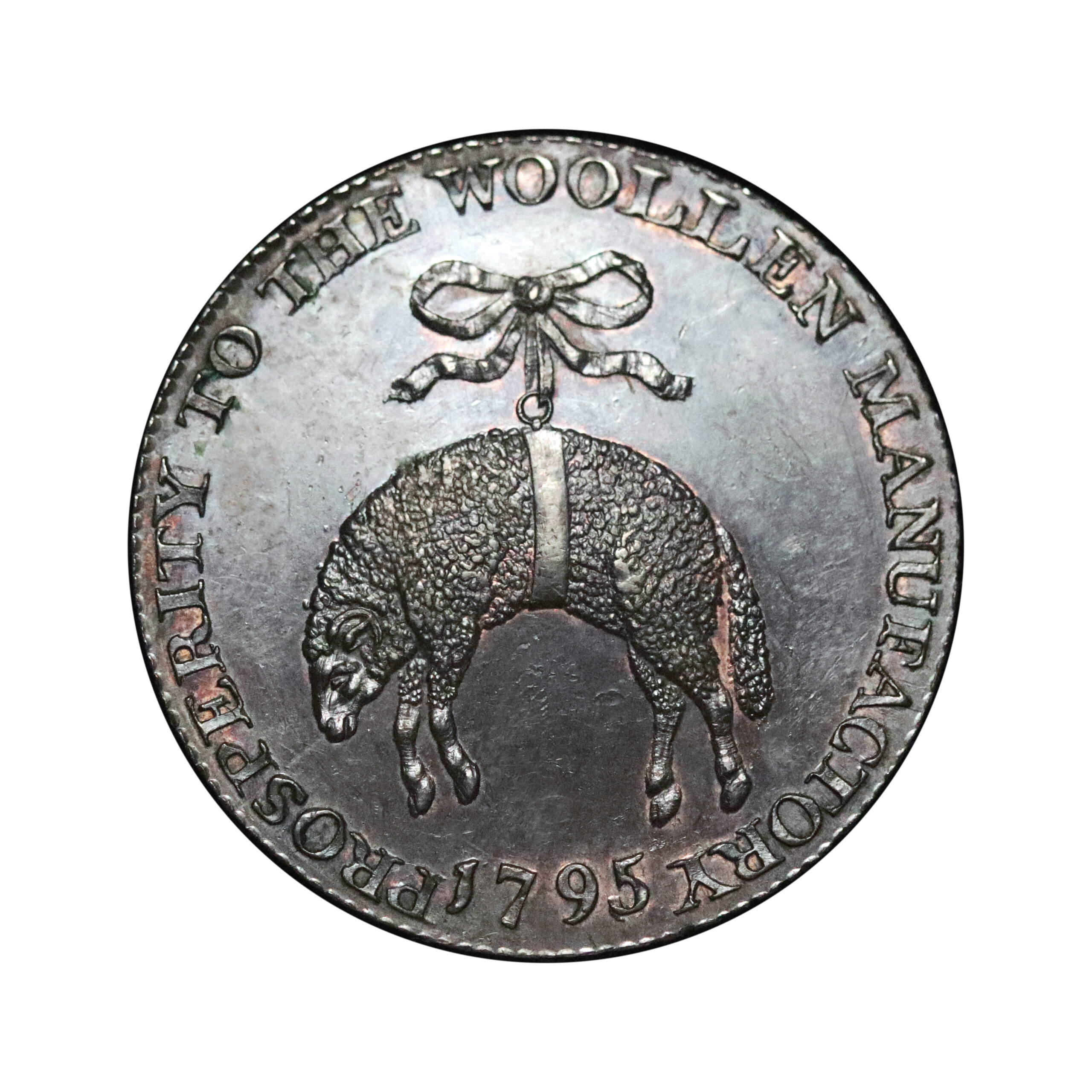 LOT 194 Yorkshire Leeds Birchall Halfpenny DH 28, Rare - Image 2