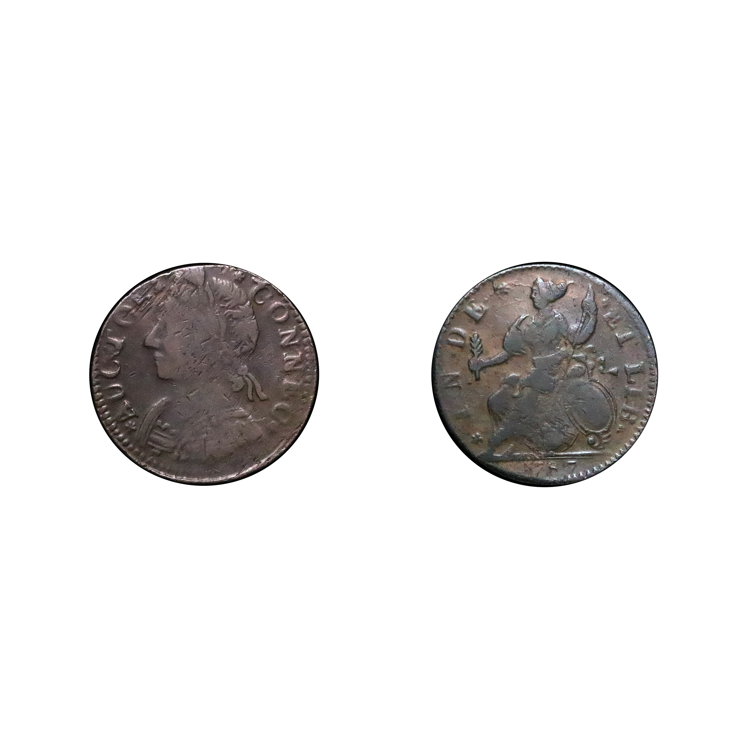 LOT 579 Connecticut, 1787 Auctori Connect Bust Left Cent