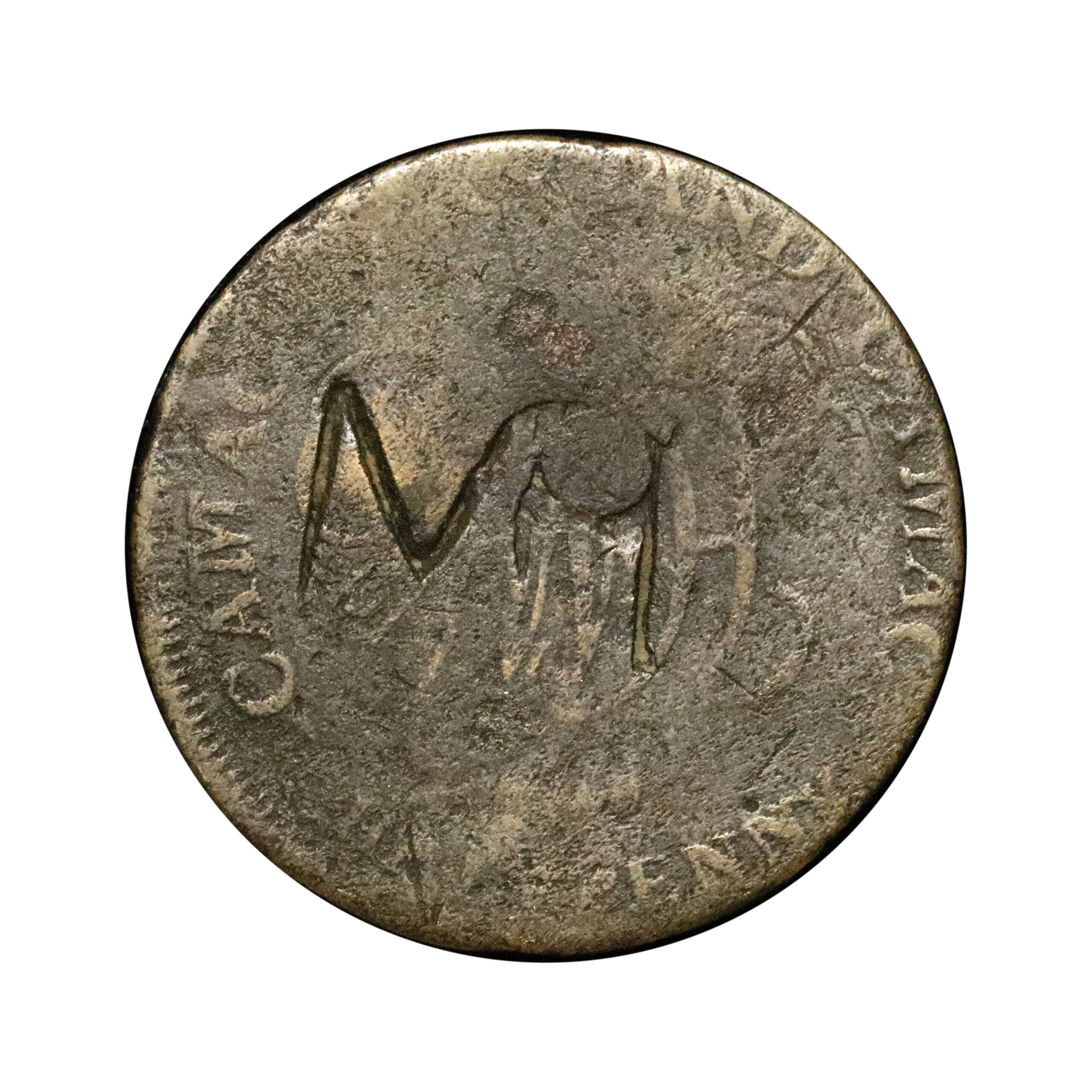 LOT 213 Dublin Camac Copper Halfpenny DH 148bis III, RRR - Image 3