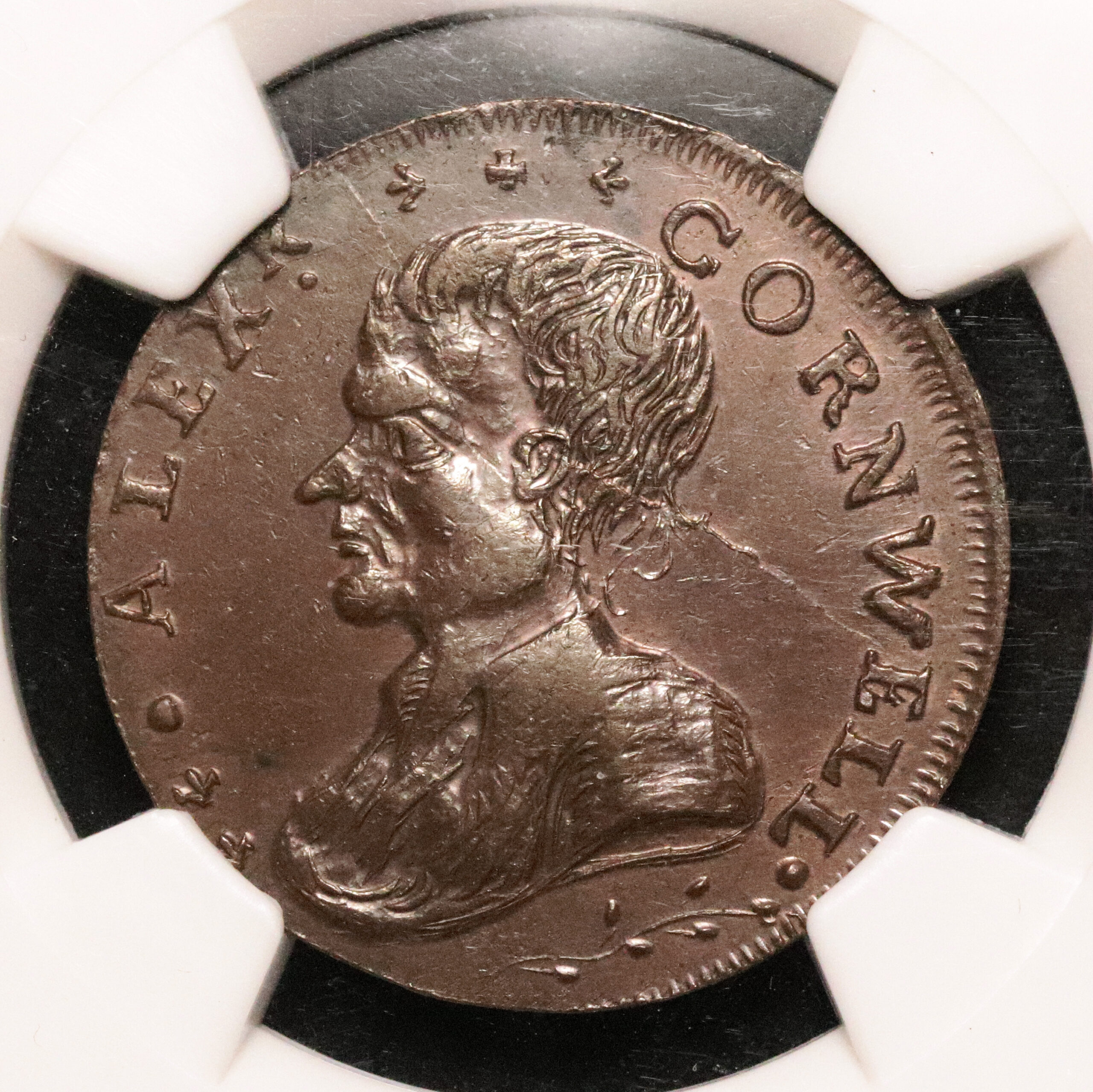 LOT 219 Dublin Cornwell Copper Halfpenny DH 307, MS 62 - Image 2