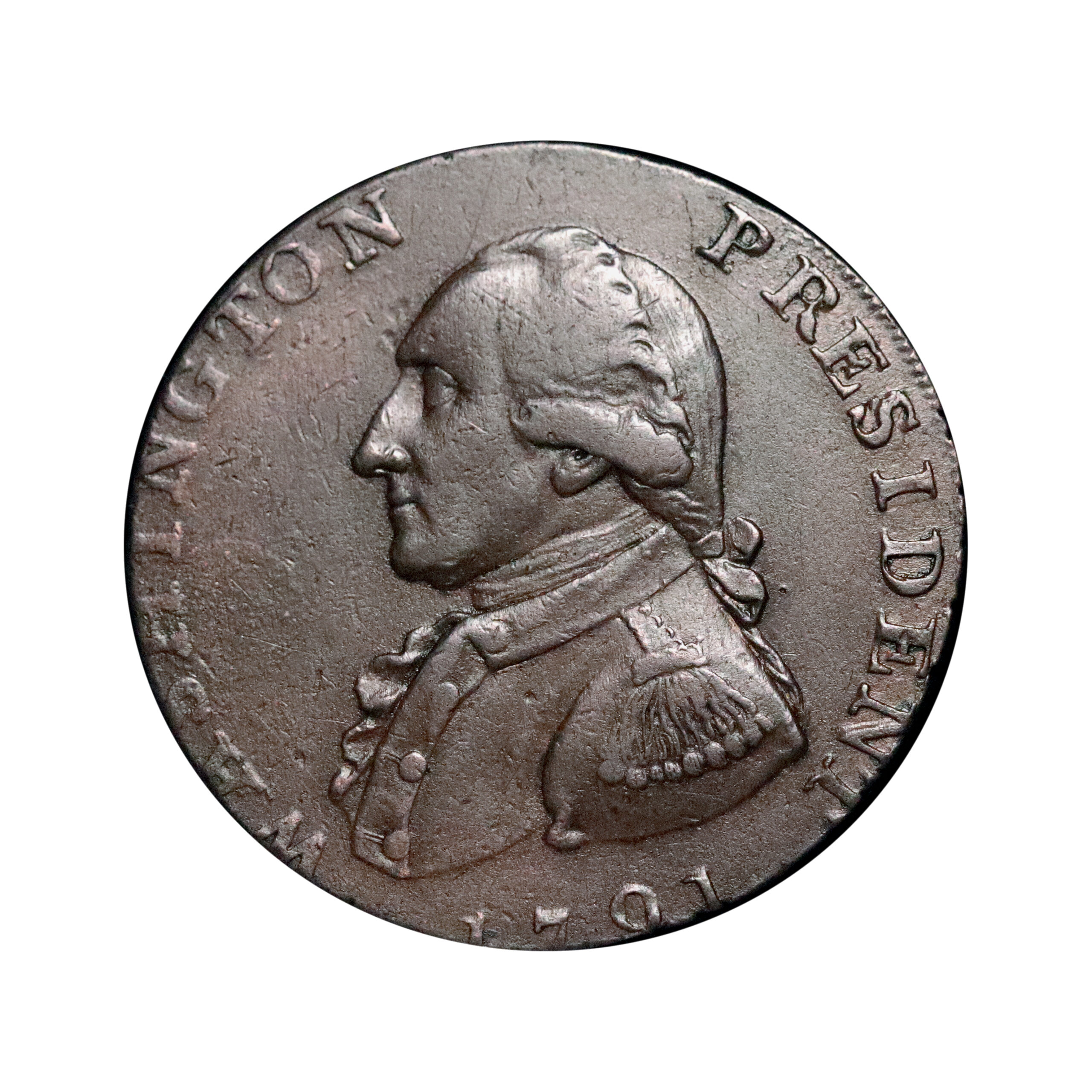 LOT 569 Lancashire Liverpool Washington Mule Halfpenny DH 116, Rare - Image 3