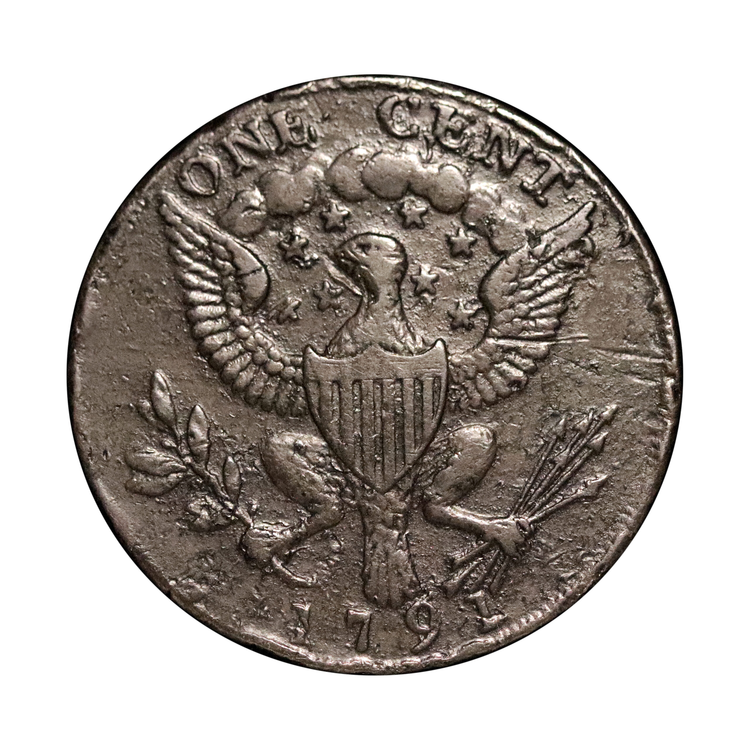 LOT 572 Middlesex Washington Series Halfpenny DH 1050, Scarce - Image 3