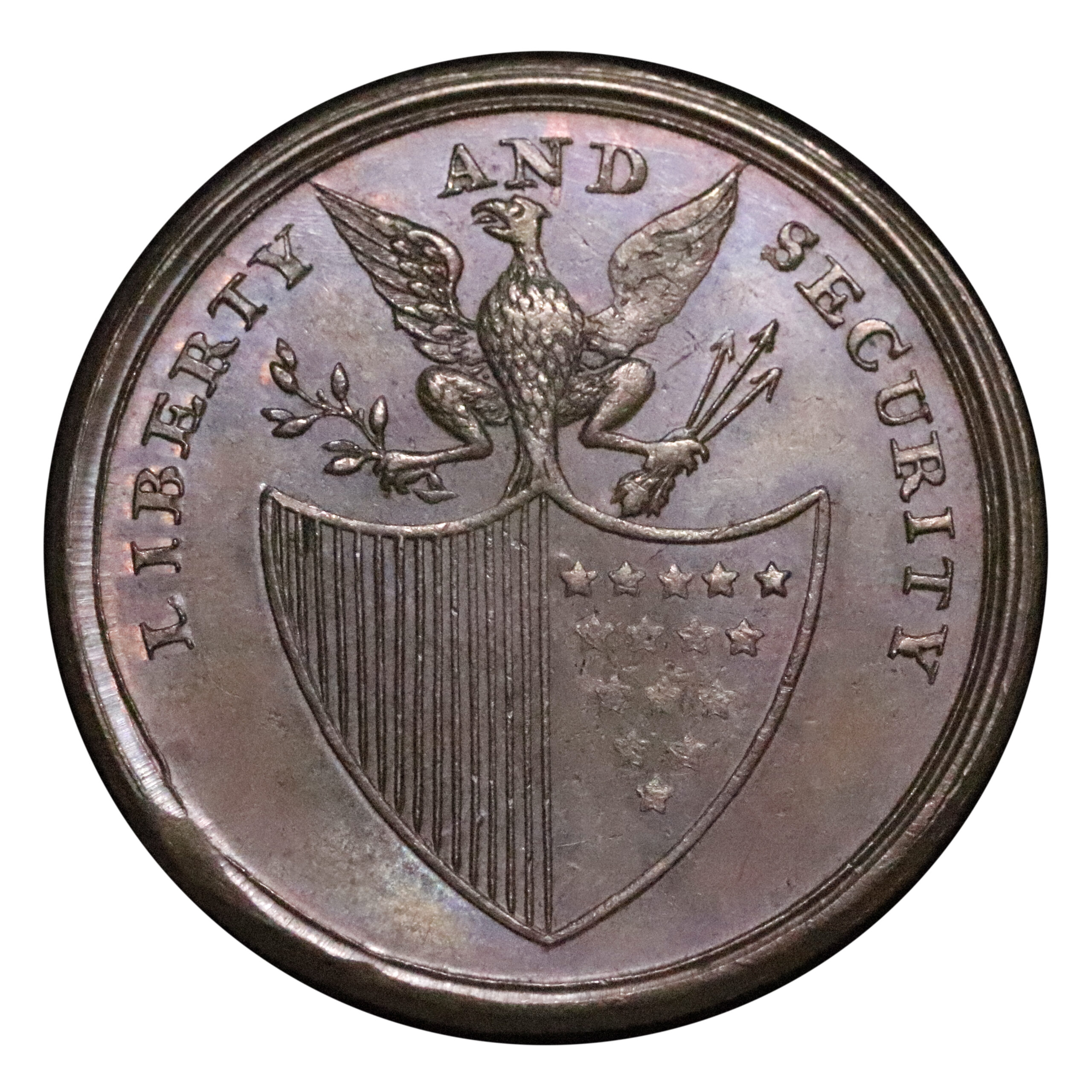 LOT 570 Middlesex Washington Liberty & Security Penny D&H 243, Rare - Image 3