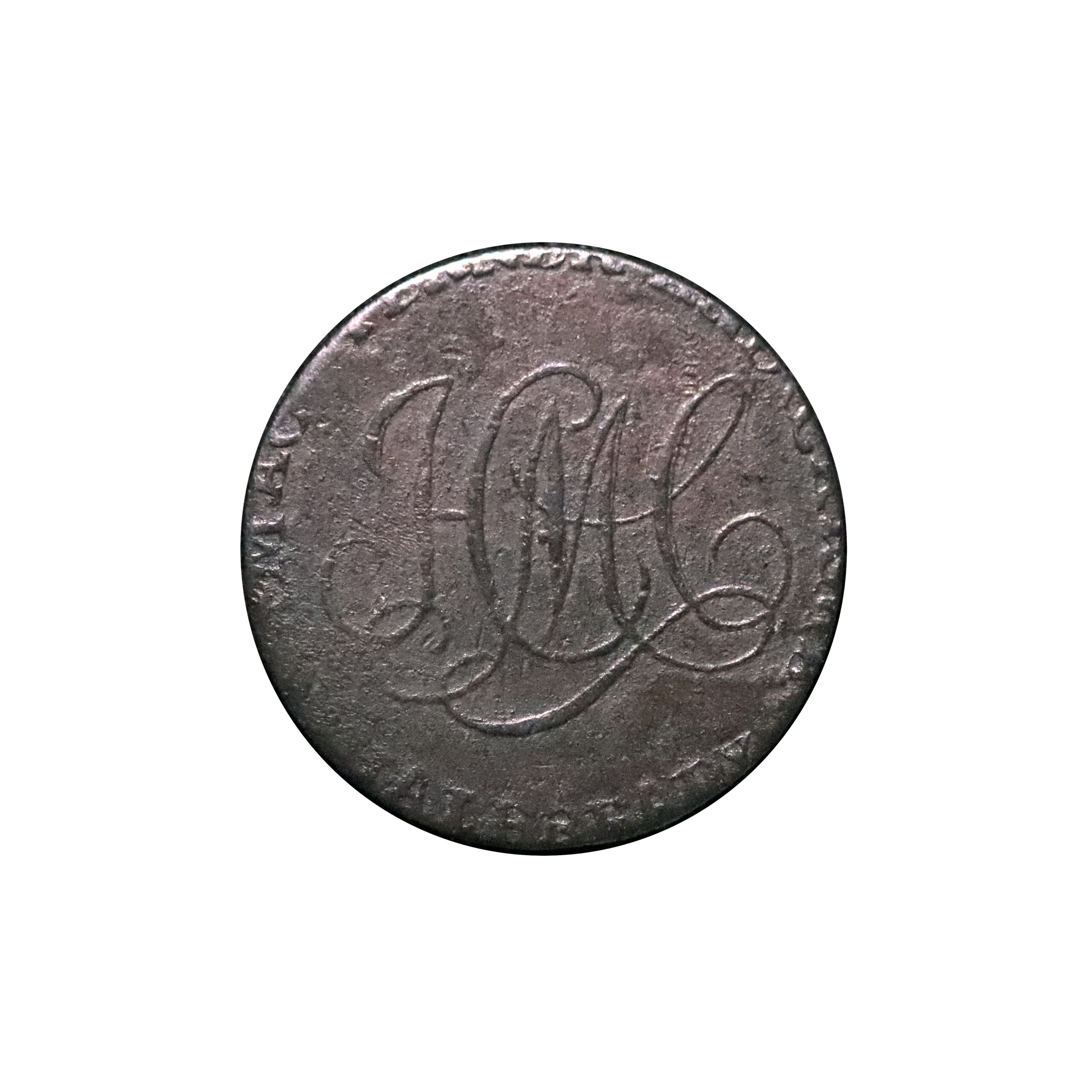 LOT 69 Dublin Camac Copper Halfpenny DH 206, RRR - Image 3