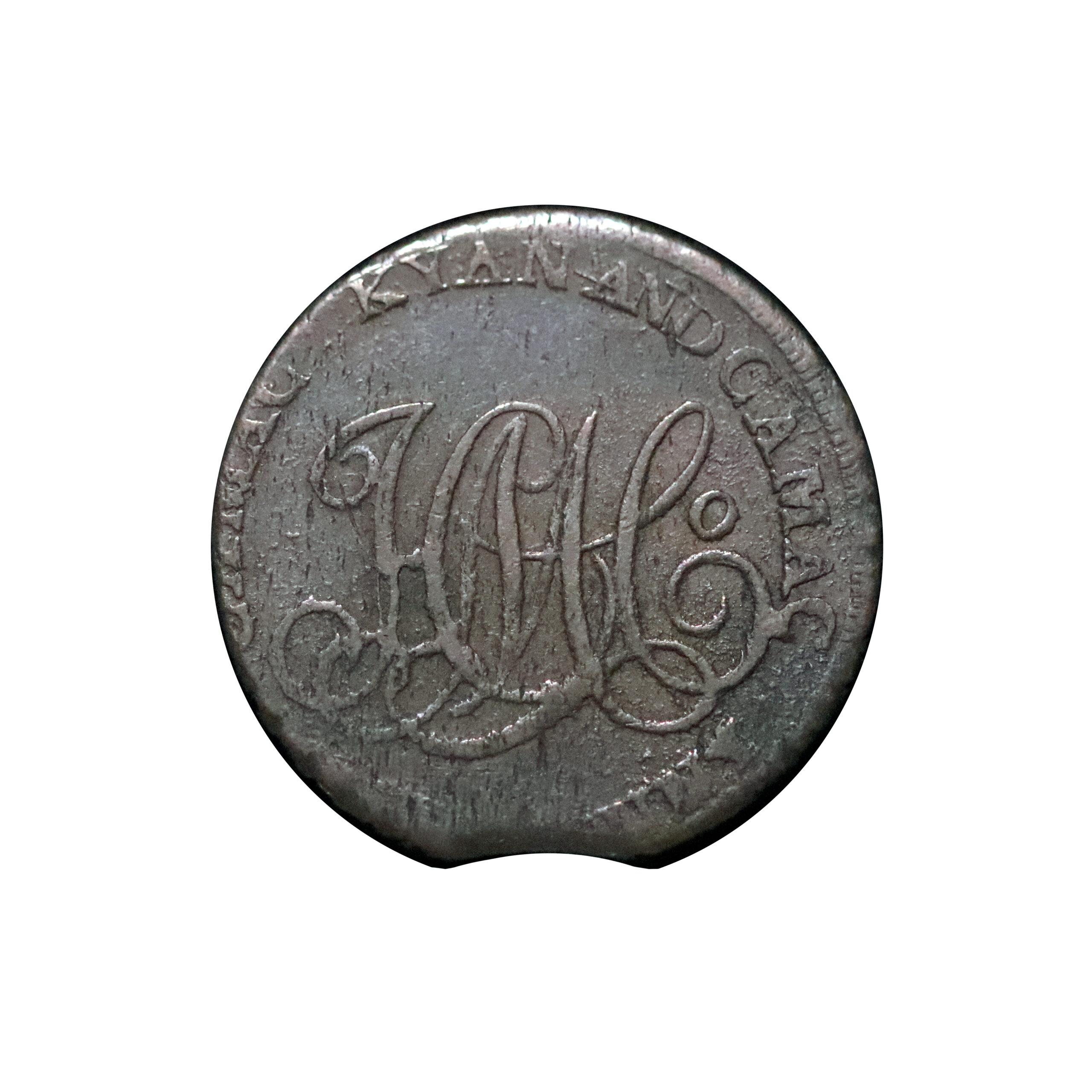 LOT 72 Dublin Camac Copper Halfpenny DH 219, Scarce - Image 3