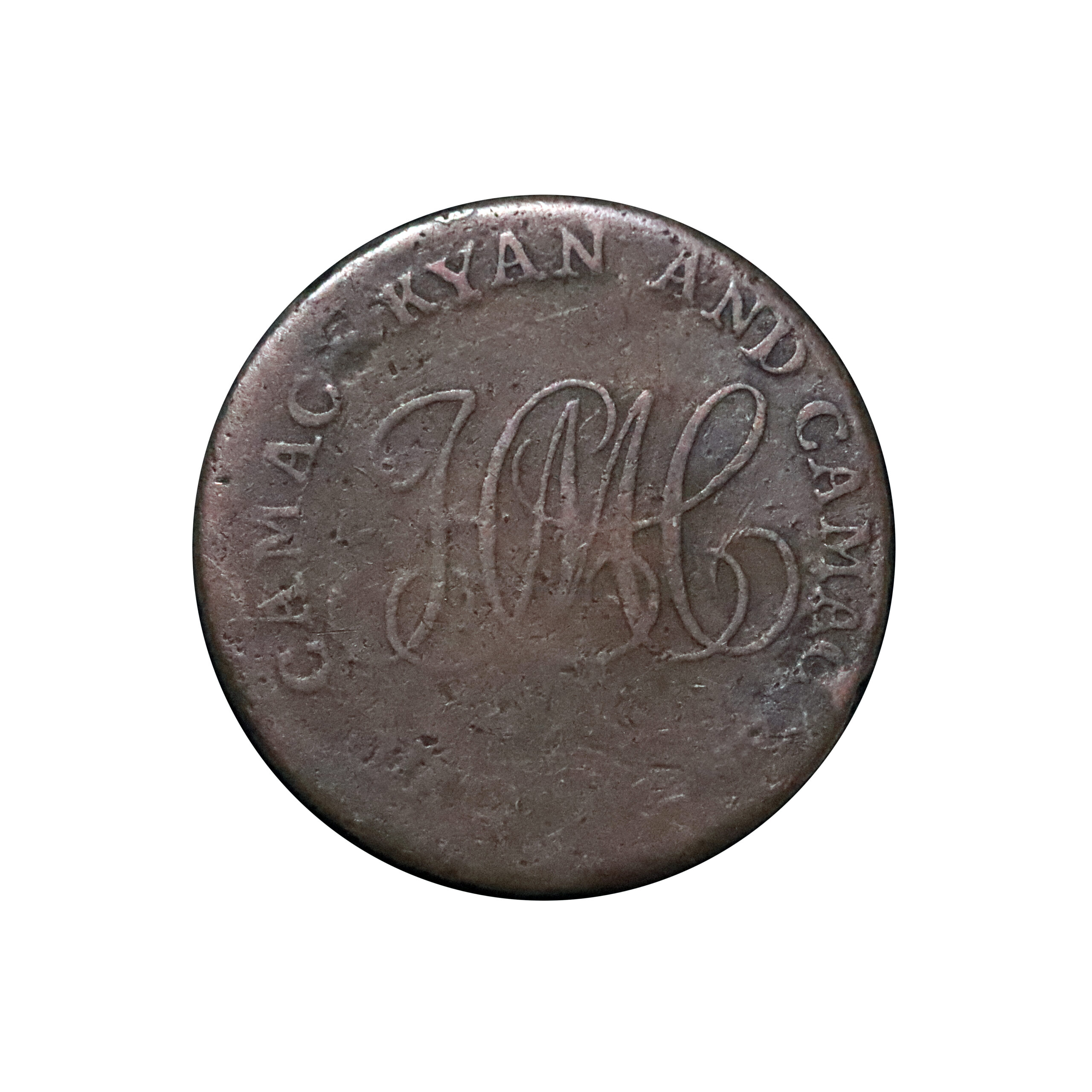 LOT 57 Dublin Camac Copper Halfpenny DH 43bis, RRR - Image 3