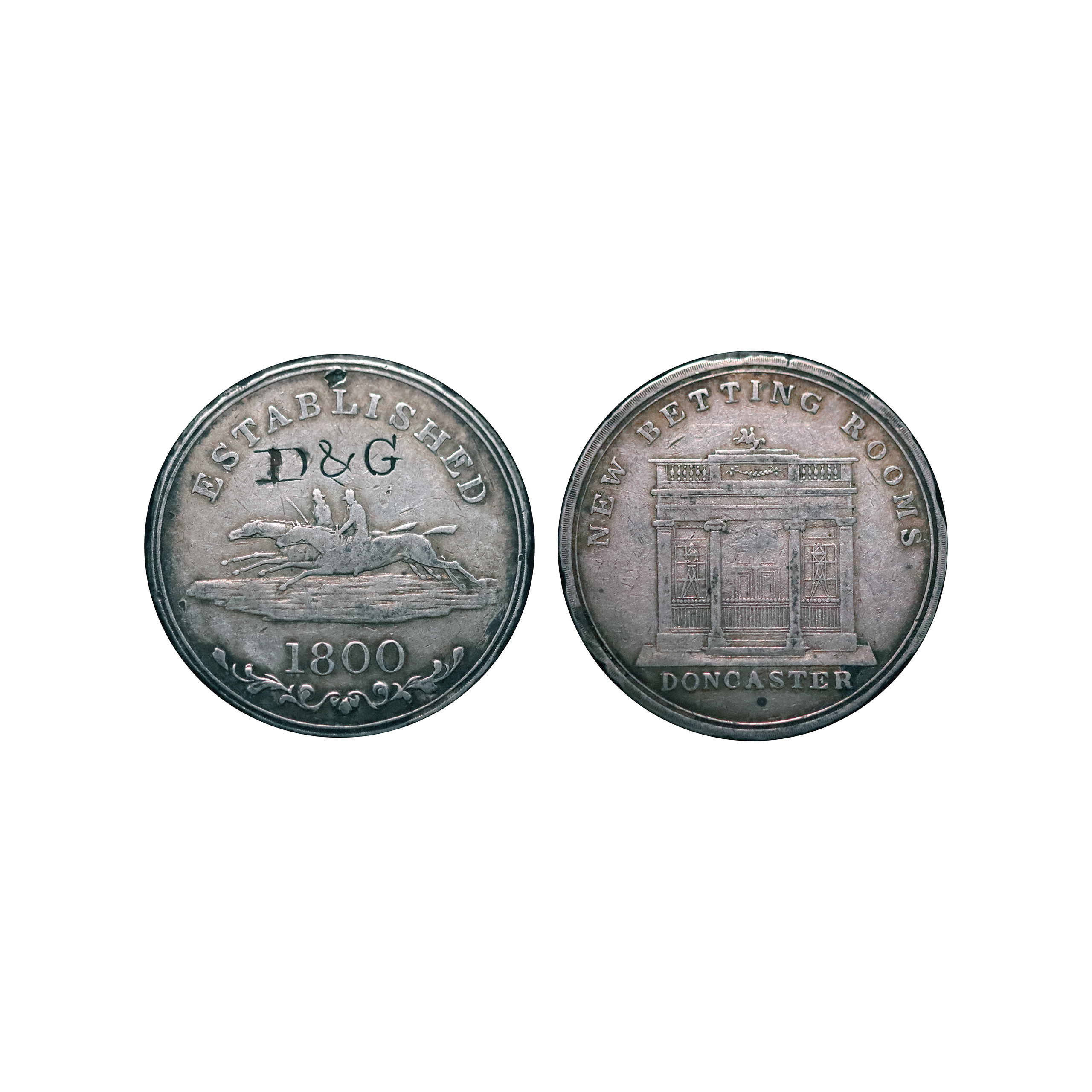 LOT 200 Doncaster, NEW BETTING ROOMS, 1800, engraved D&G, W1528