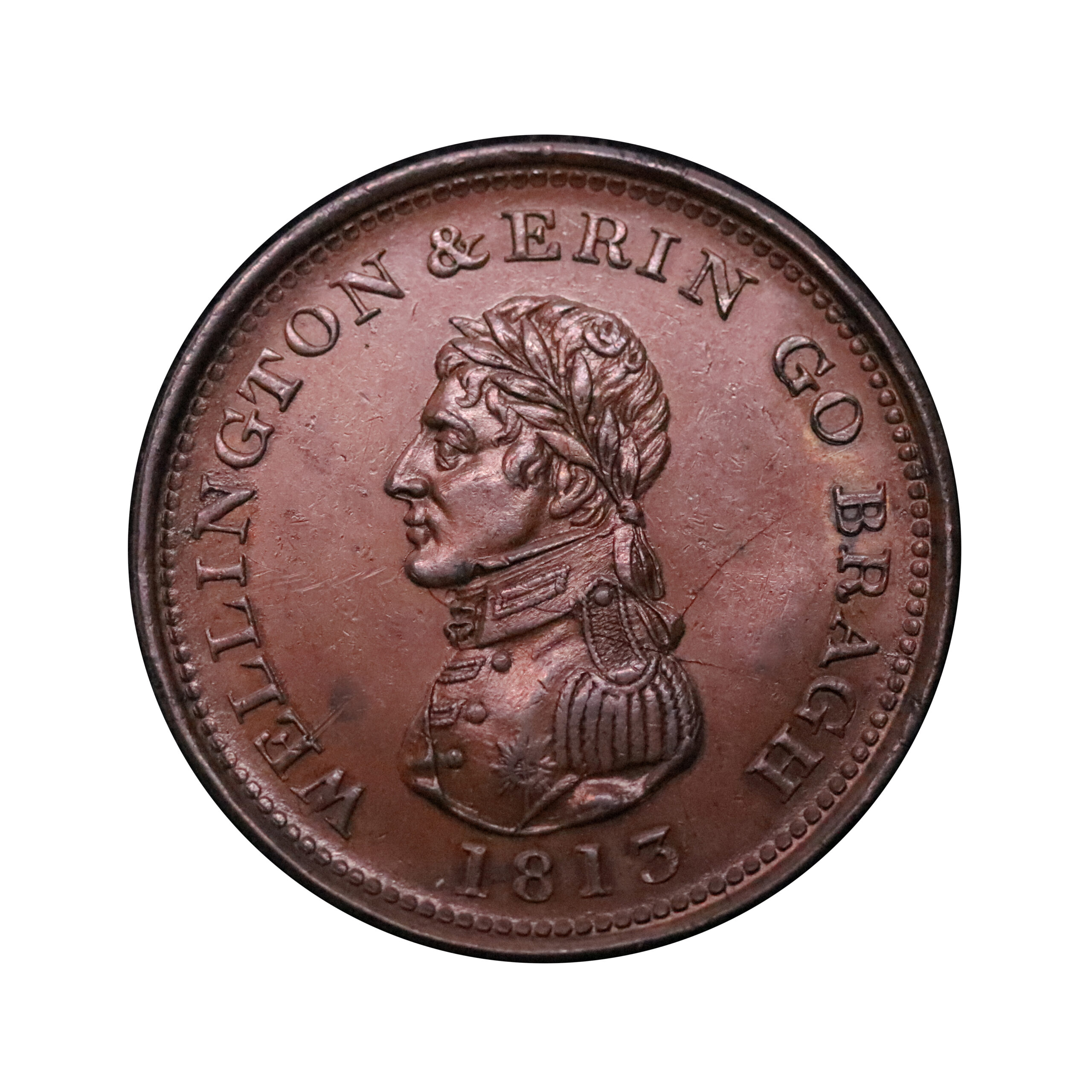 LOT 82 Dublin Edward Bewley copper penny W1851, Ex-Cokayne - Image 2