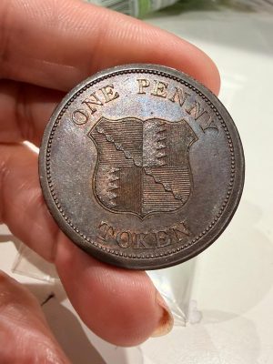 1811 Birmingham Workhouse Pattern Copper Penny W390, RR