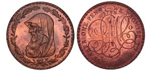 Lot 293 - Anglesey Mines Copper Penny D&H 135, Ex-Noonan's hoard