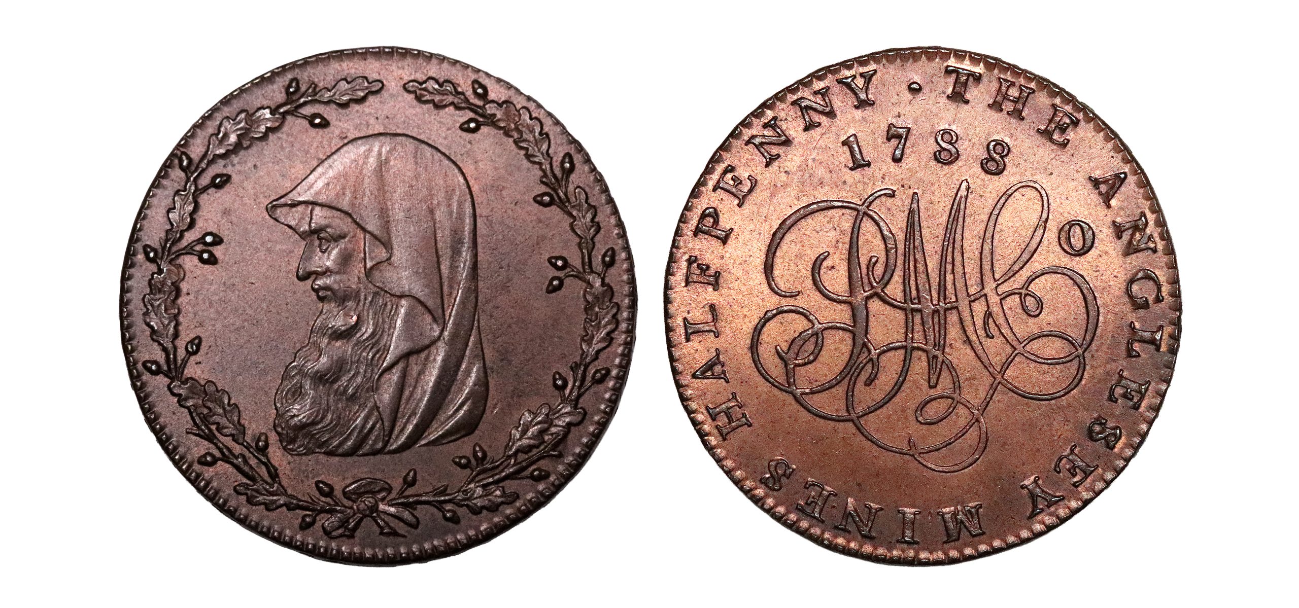 Lot 300 - Anglesey Mines Halfpenny D&H 282, lustrous, Gemmy