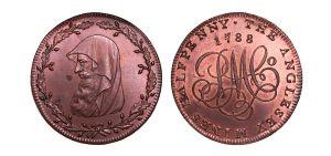 Lot 301 - Anglesey Mines Halfpenny D&H 296, Ex-Fuller, Gemmy