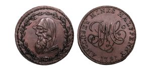 Lot 307 - Williams' Anglesey Mines Halfpenny D&H 405, Rare