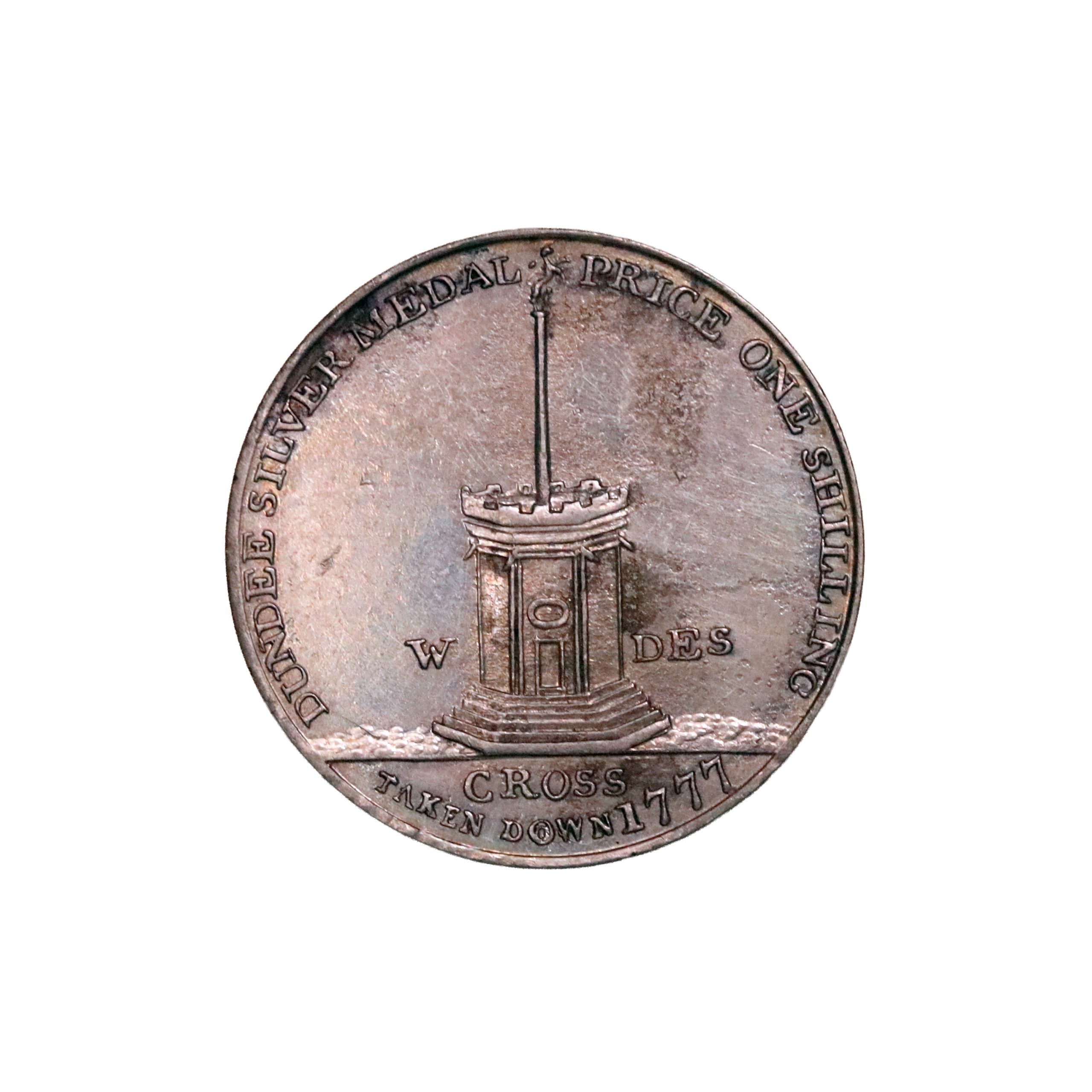 Lot 316 - Wright's Angusshire Dundee Silver Shilling D&H 4, Rare - Image 3