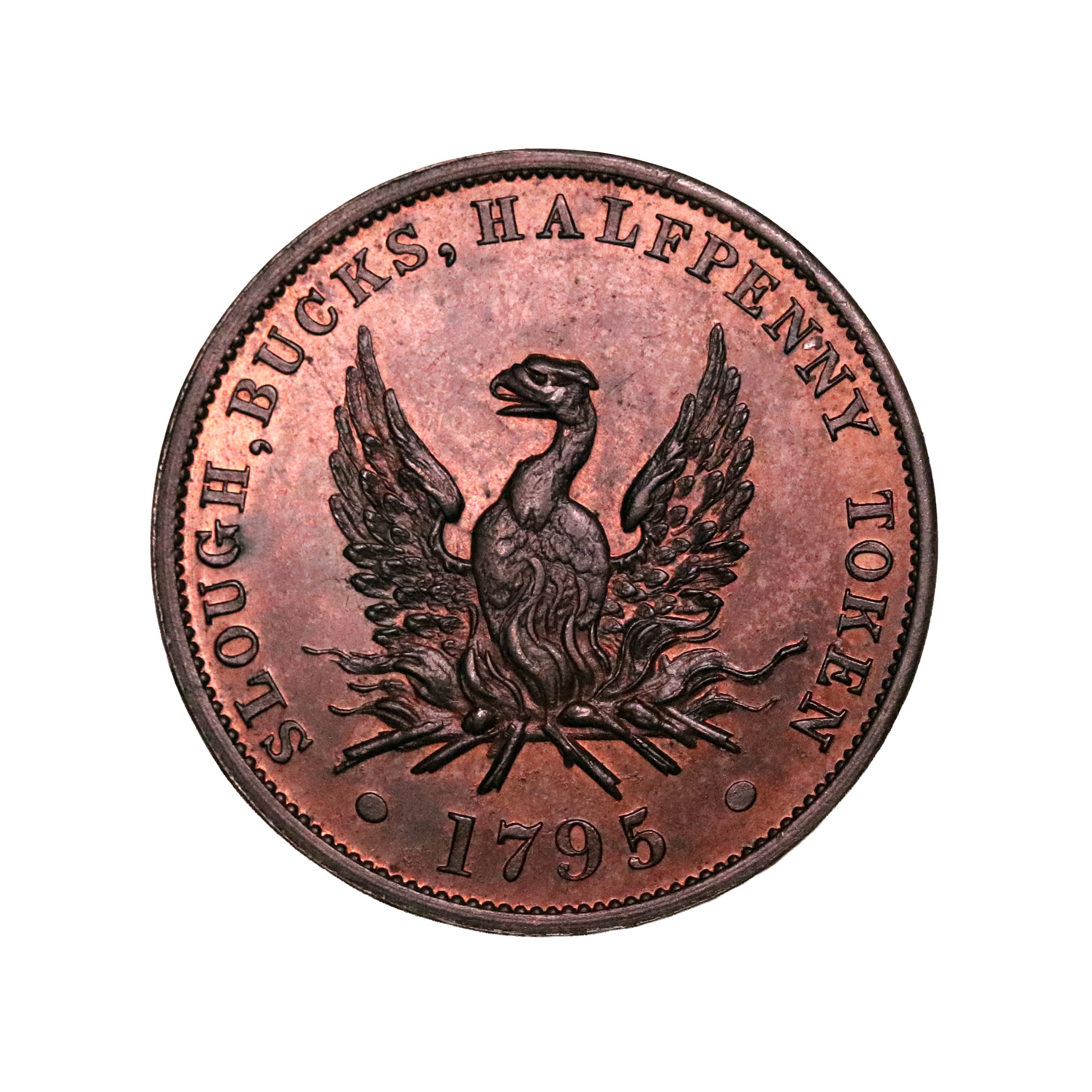 Lot 61 - Buckinghamshire Slough Halfpenny D&H 27, Scarce - Image 3