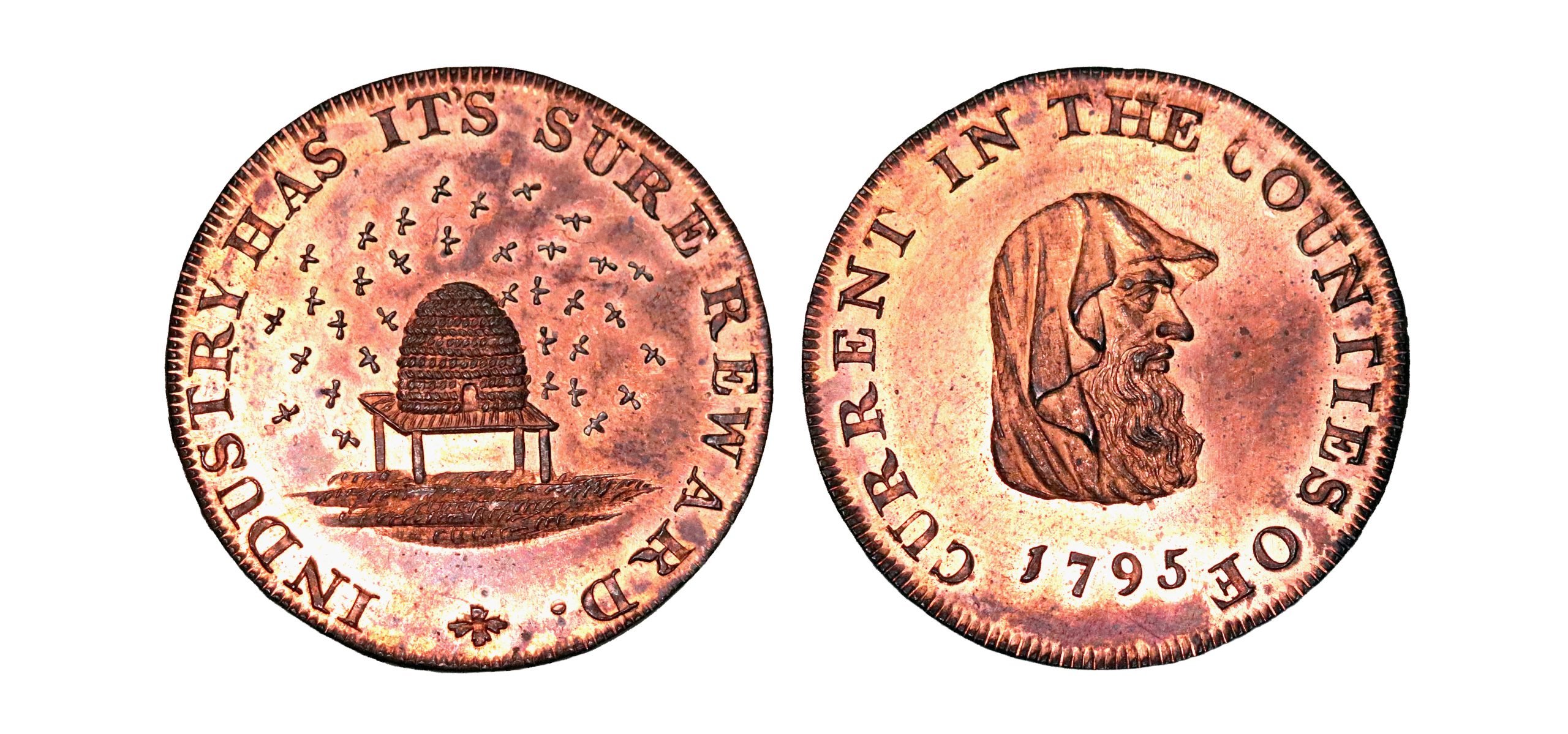 Lot 62 - Cambridgeshire County Halfpenny D&H 12a, Gem