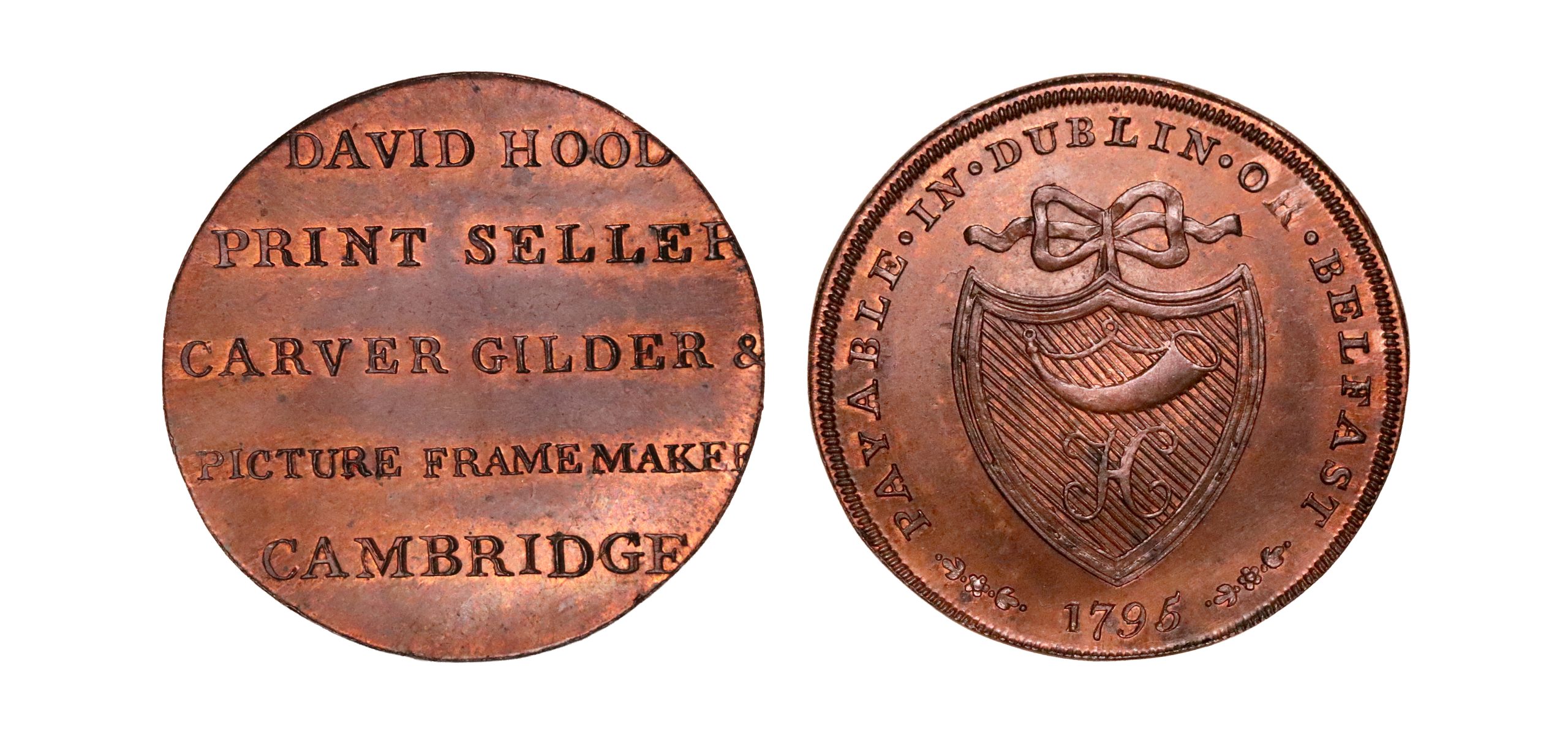 Lot 66 - Prattent's Cambridge mule halfpenny D&H 26, RR, Gem