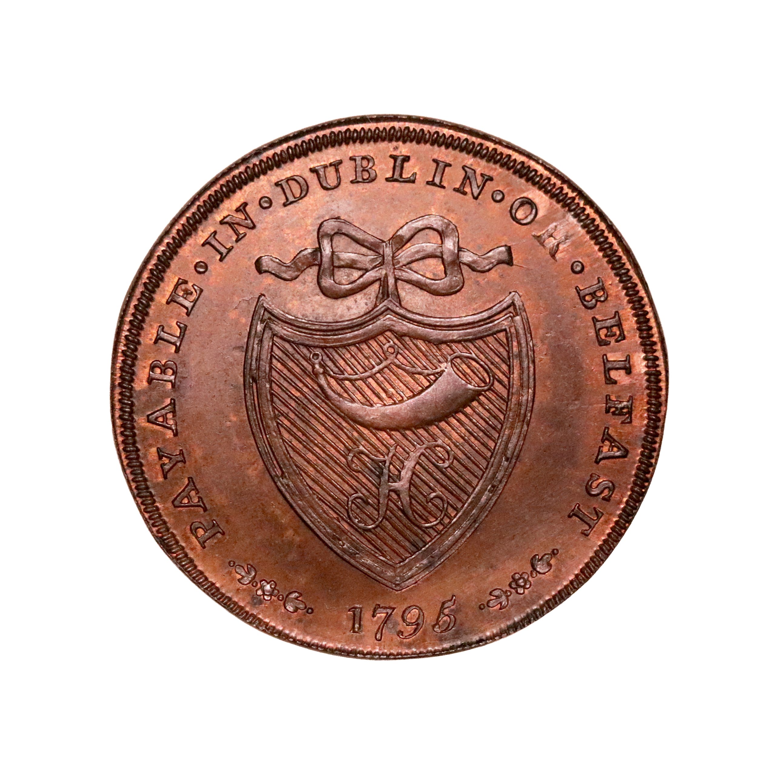 Lot 66 - Prattent's Cambridge mule halfpenny D&H 26, RR, Gem - Image 3