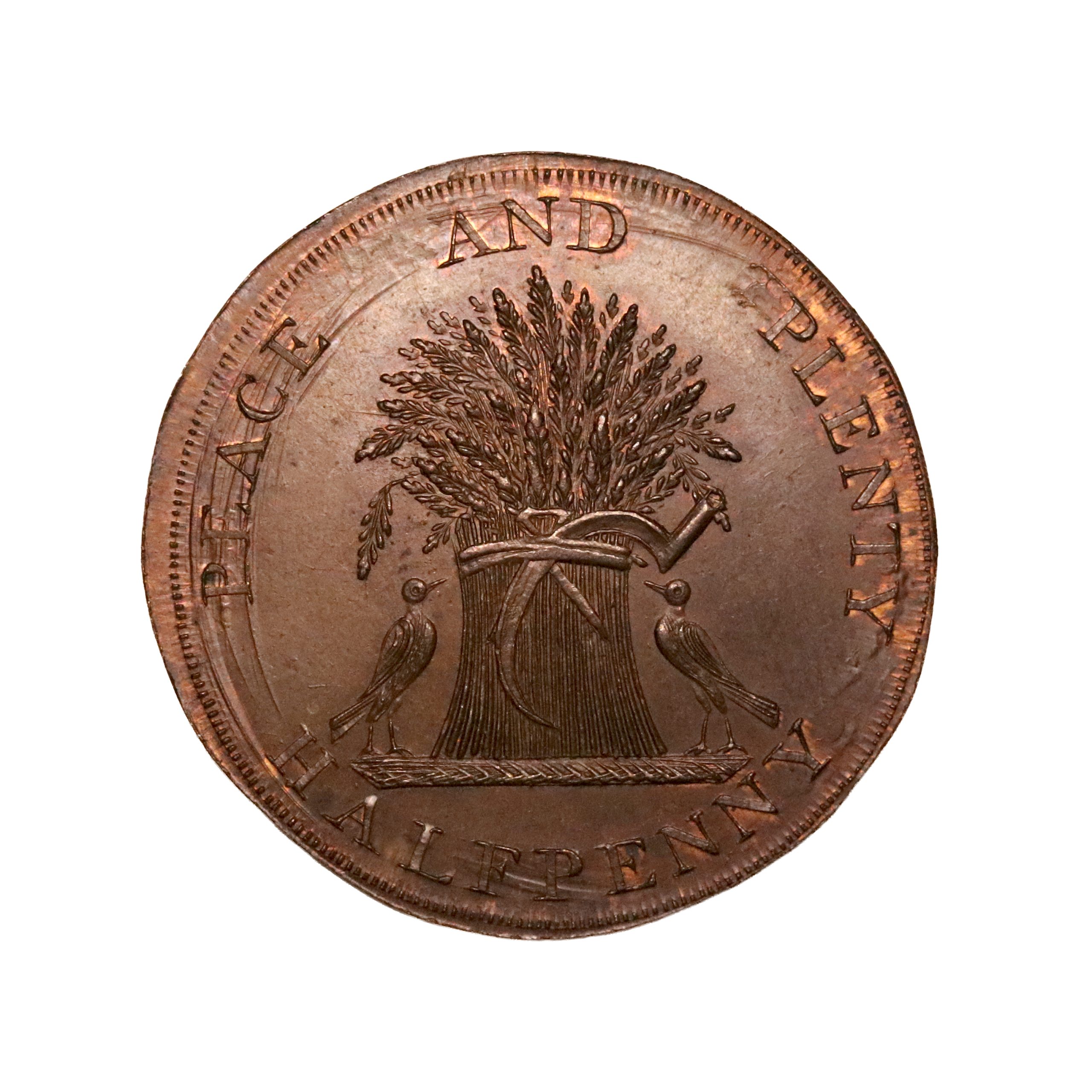 Lot 67 - Prattent's Cambridge mule halfpenny D&H 28, Rare, Gemmy - Image 3