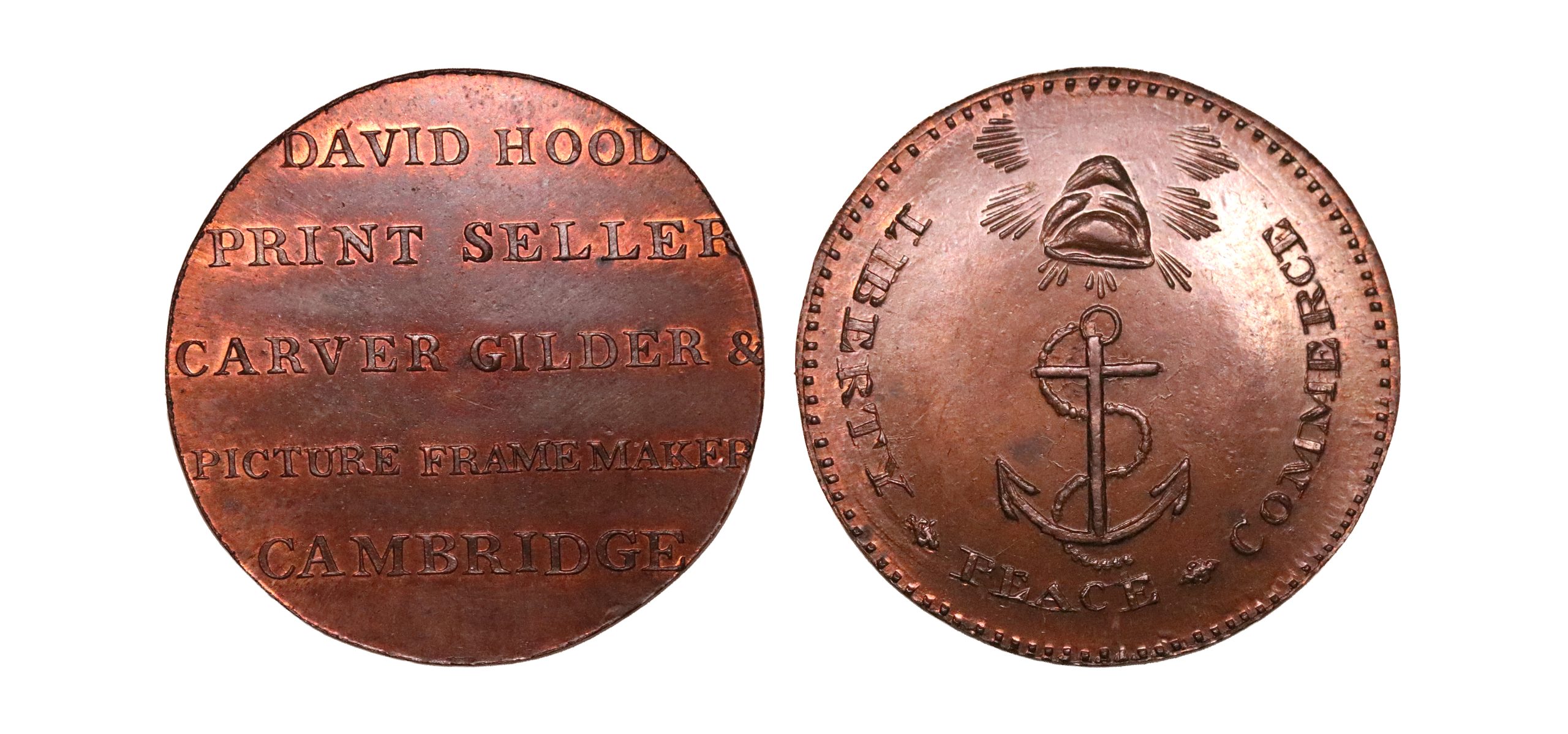 Lot 68 - Prattent's Cambridge mule halfpenny D&H 29, Rare, Gemmy