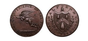 Lot 3 - Prattent's Cork Mule halfpenny D&H 10, Rare, Ex-Norman/Cokayne