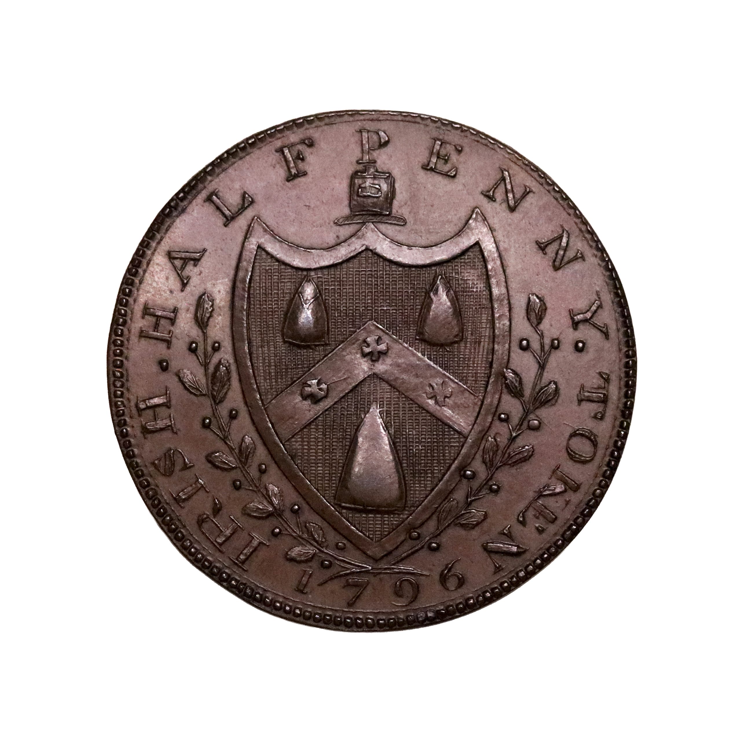 Lot 3 - Prattent's Cork Mule halfpenny D&H 10, Rare, Ex-Norman/Cokayne - Image 3