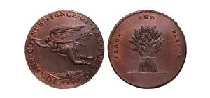 Lot 4 - Prattent's Cork Mule halfpenny D&H 14, Ex-Norman/Cokayne