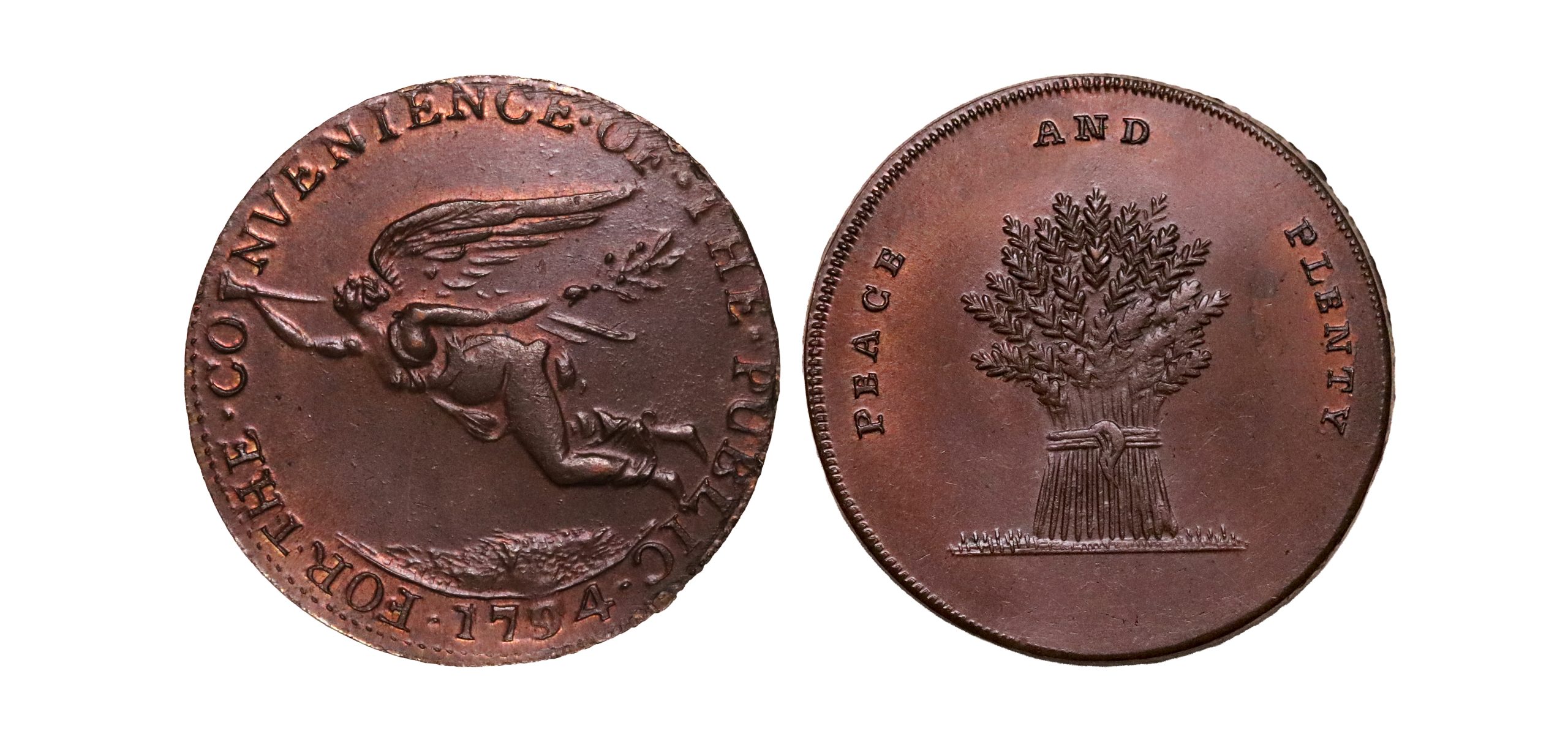 Lot 4 - Prattent's Cork Mule halfpenny D&H 14, Ex-Norman/Cokayne