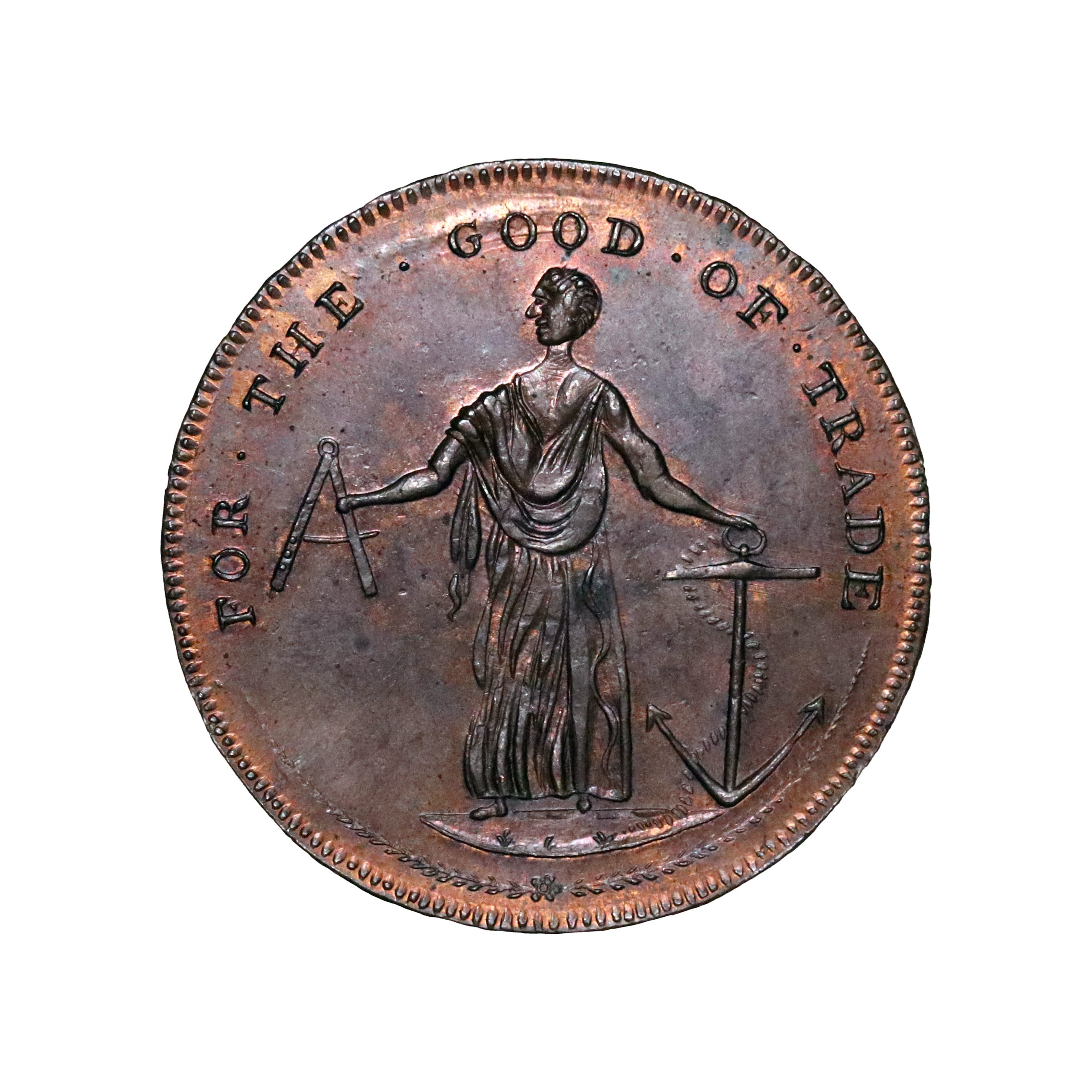 Lot 6 - Prattent's Cork Mule halfpenny D&H 18, Rare - Image 3