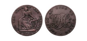 Lot 2 - County Cork halfpenny D&H 4, RR