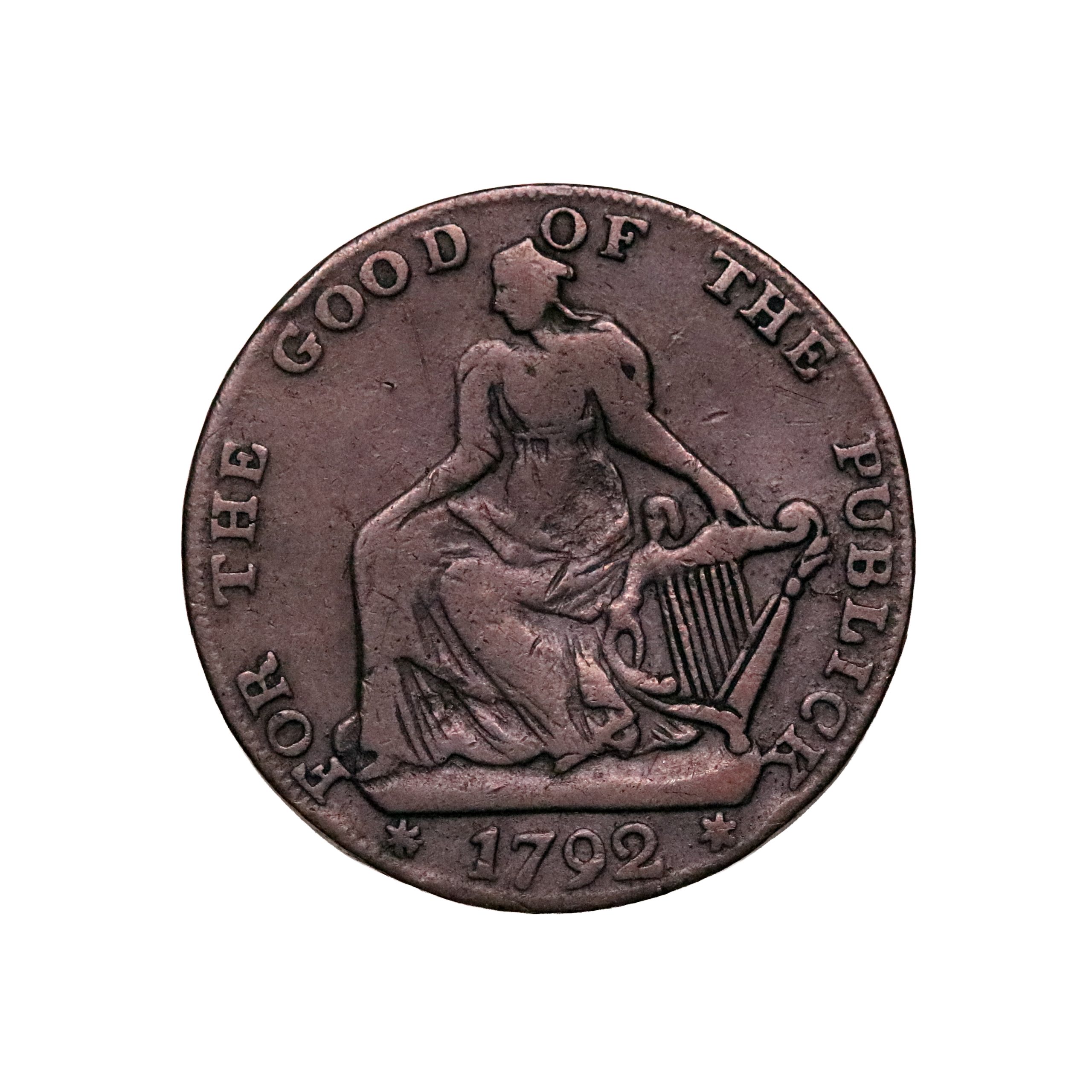 Lot 2 - County Cork halfpenny D&H 4, RR - Image 2