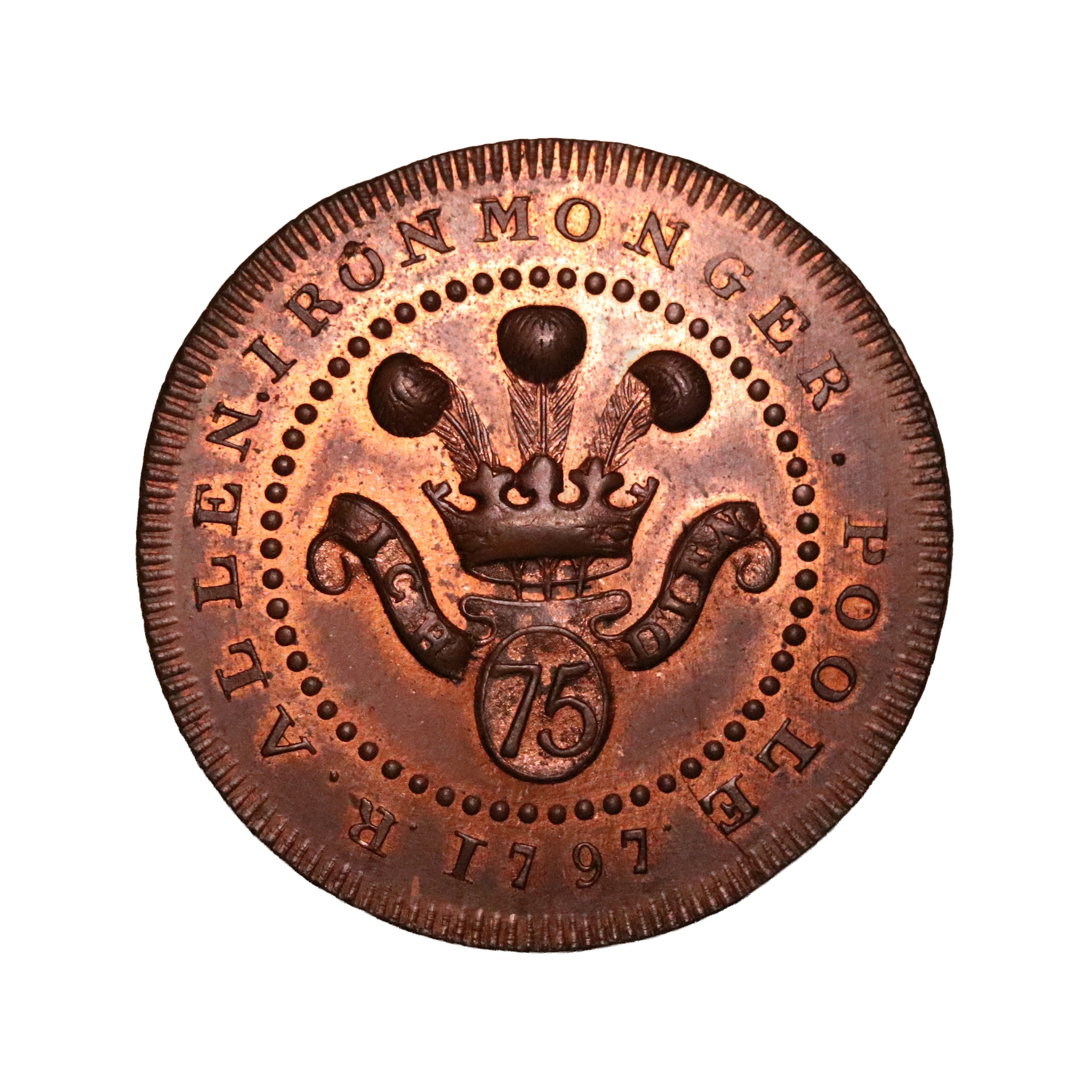 Lot 70 - Skidmore's Dorsetshire Poole Halfpenny D&H 3, Rare - Image 2