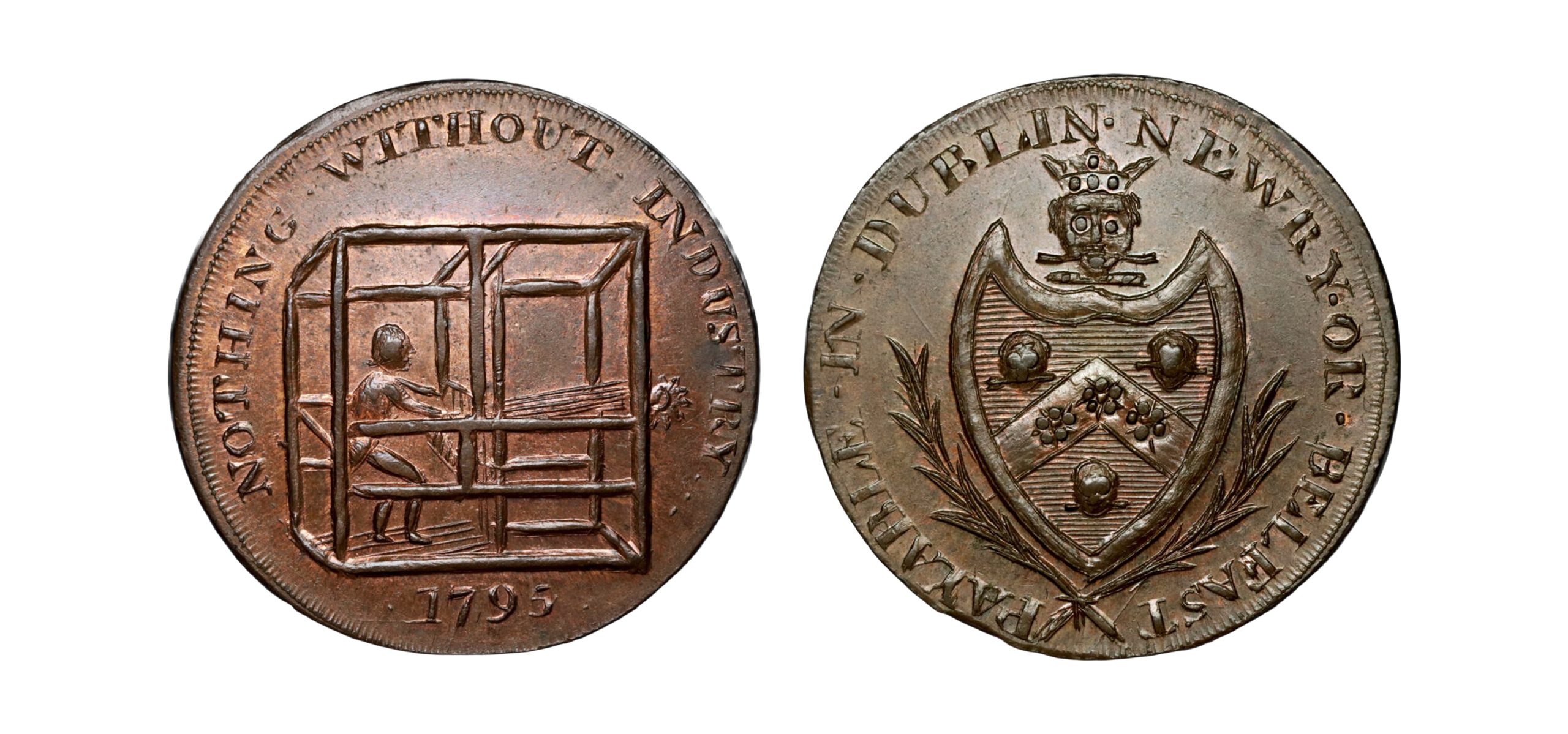 Lot 10 - Prattent's Dublin Mule Halfpenny D&H 16, Rare