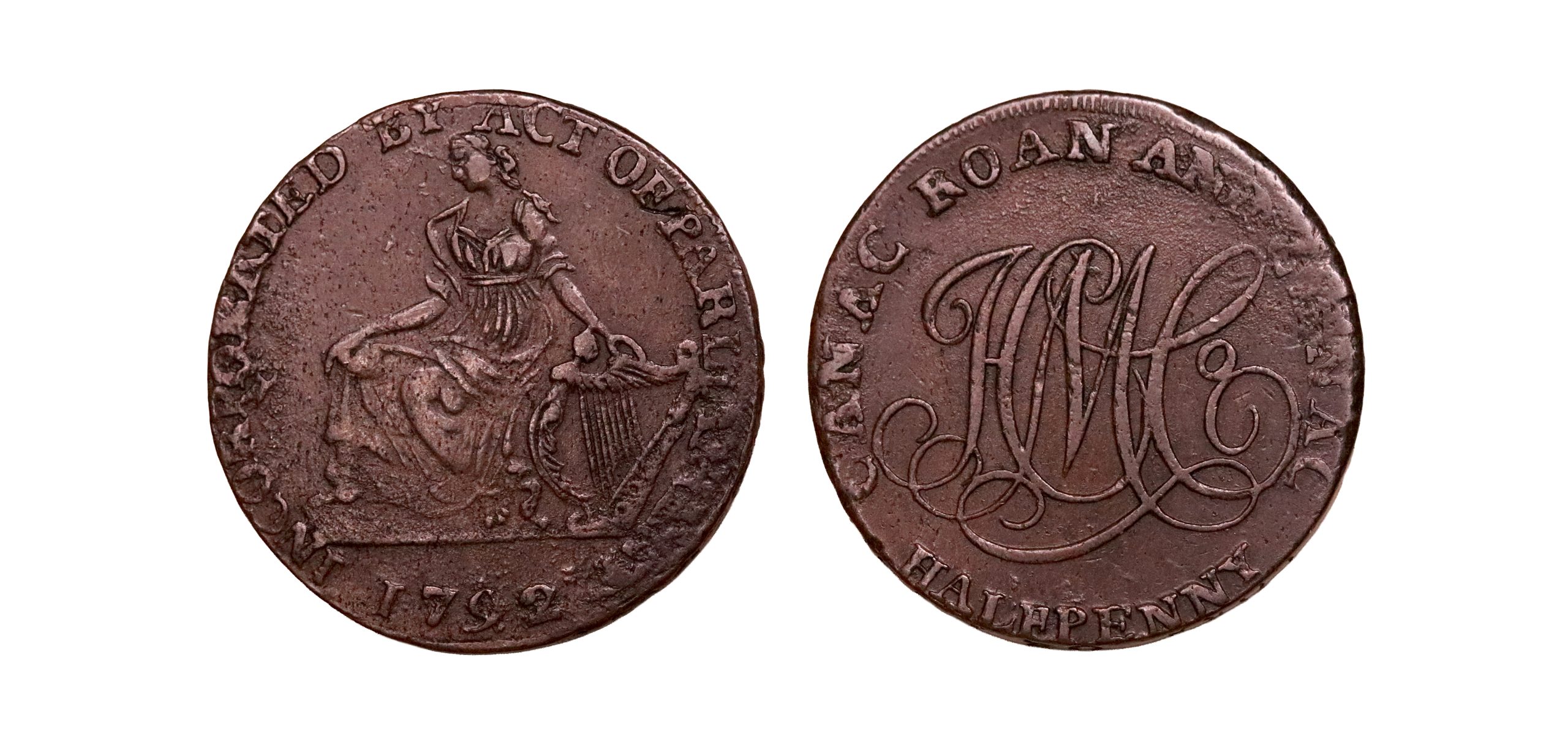 Lot 18 - Dublin Imitation Camac Halfpenny D&H 175