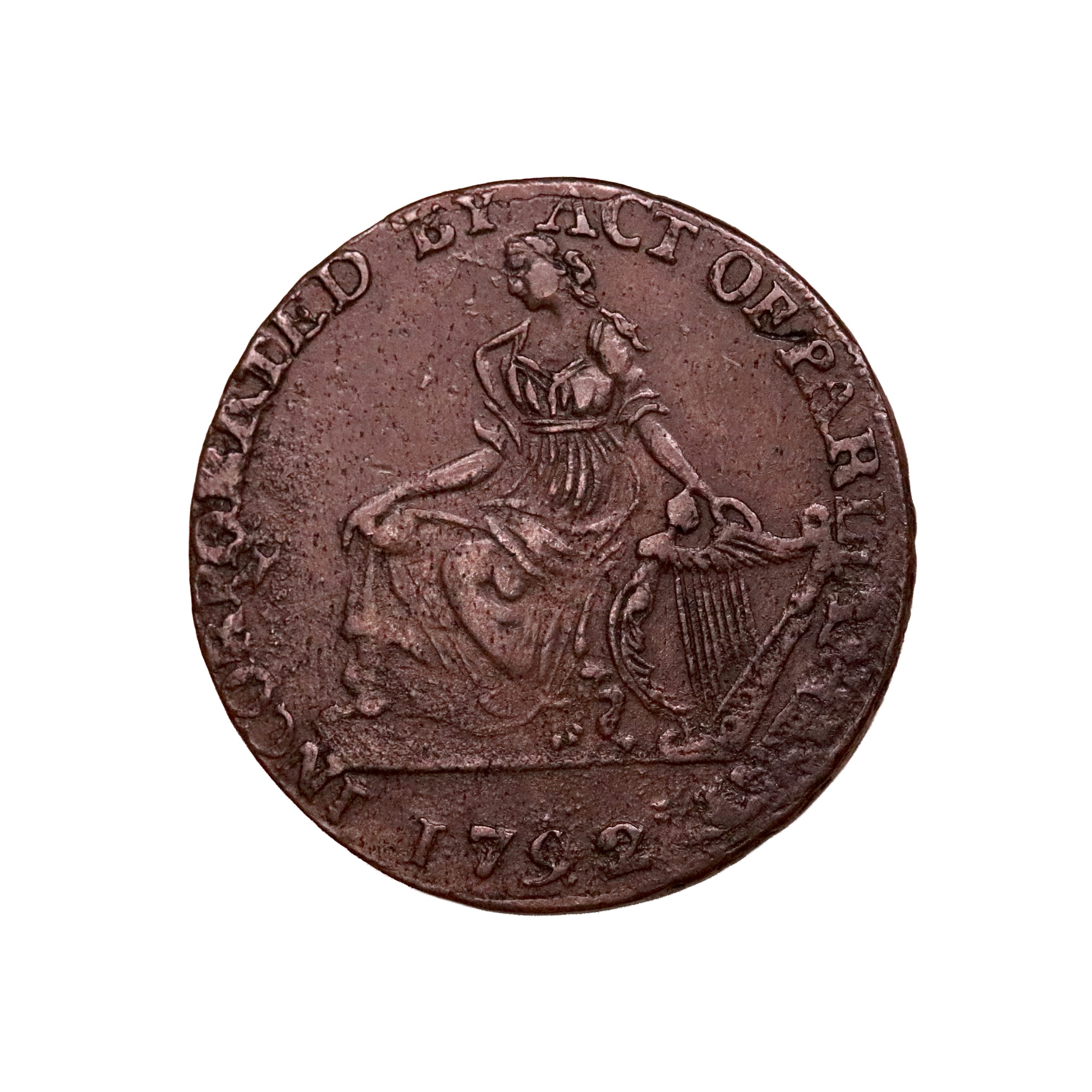 Lot 18 - Dublin Imitation Camac Halfpenny D&H 175 - Image 2