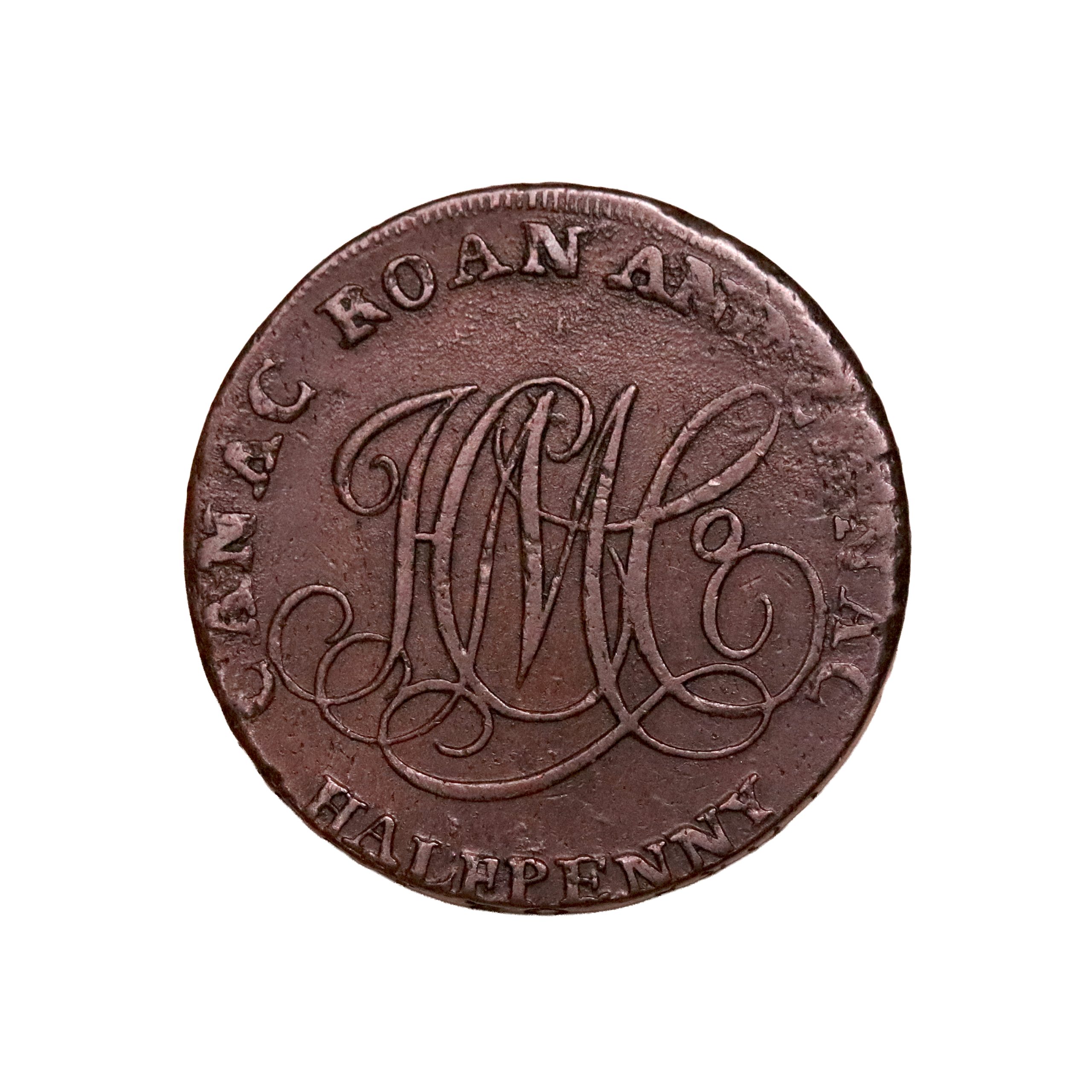 Lot 18 - Dublin Imitation Camac Halfpenny D&H 175 - Image 3