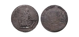 Lot 21 - Dublin Imitation Camac Halfpenny D&H 197, RRR