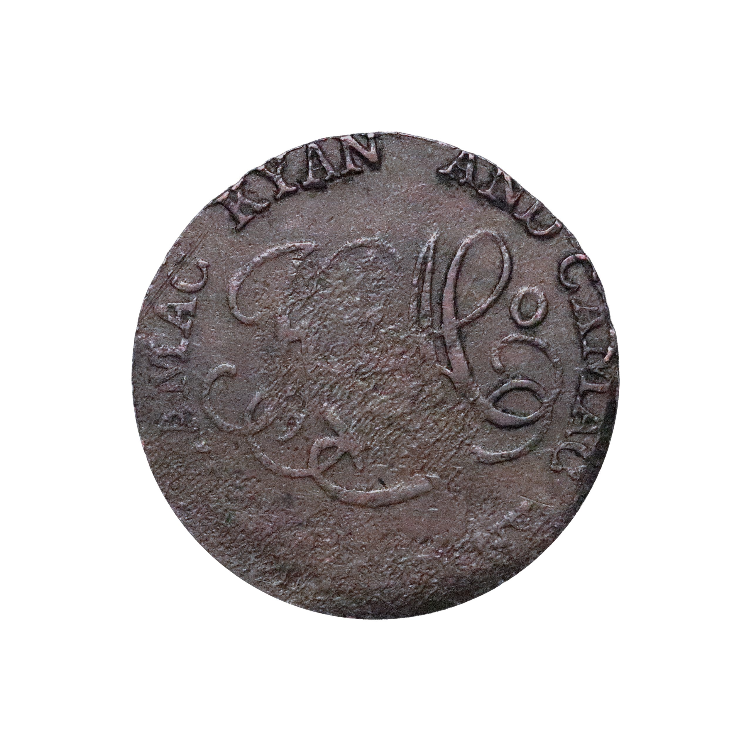 Lot 21 - Dublin Imitation Camac Halfpenny D&H 197, RRR - Image 3