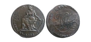 Lot 22 - Dublin Imitation Camac Halfpenny D&H 198, RRR