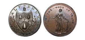 Lot 12 - Prattent's Dublin Mule Halfpenny D&H 21, Rare