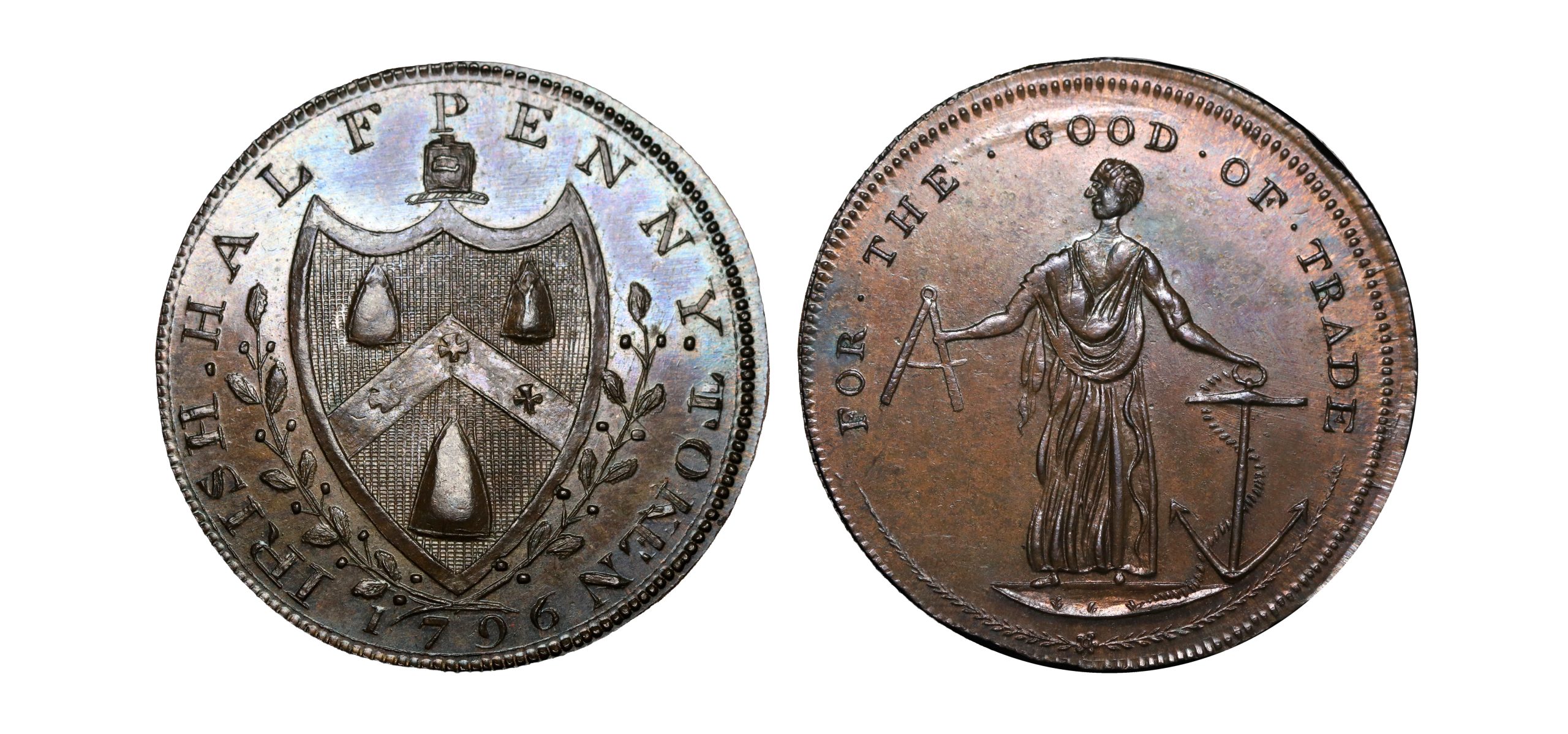 Lot 12 - Prattent's Dublin Mule Halfpenny D&H 21, Rare