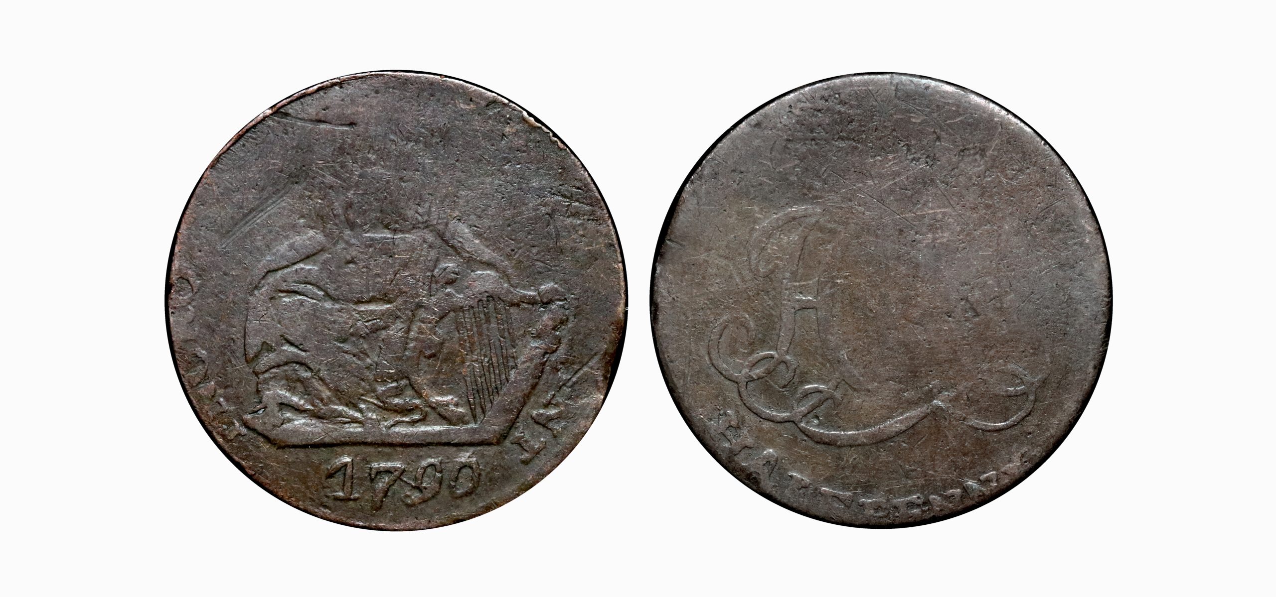 Lot 25 - Dublin Imitation Camac Halfpenny D&H 214, RRR