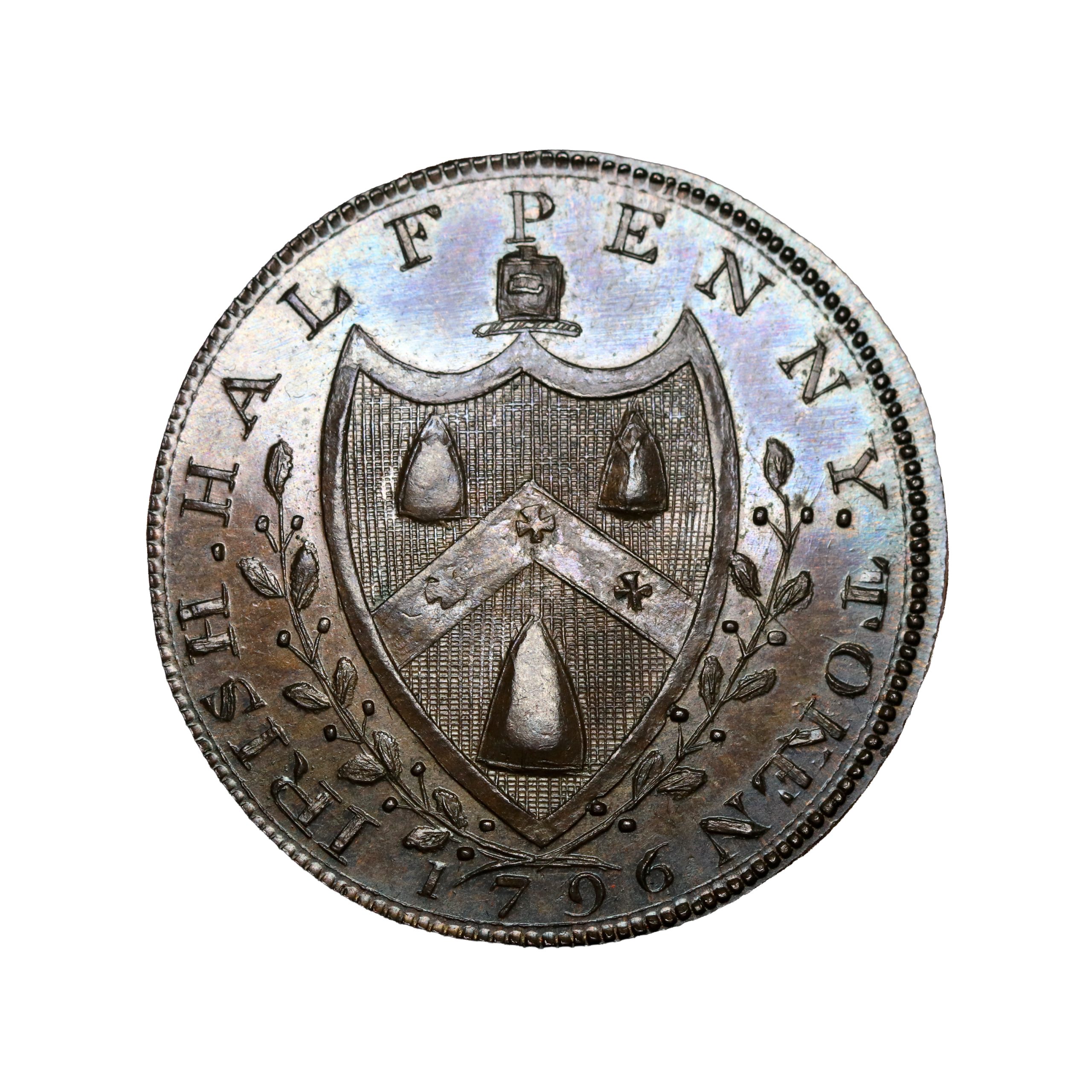 Lot 12 - Prattent's Dublin Mule Halfpenny D&H 21, Rare - Image 2