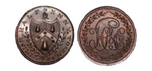 Lot 13 - Prattent's Dublin Mule Halfpenny D&H 23c, RR, Gem, Ex-Cokayne