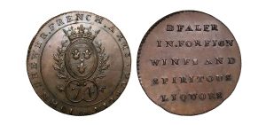 Lot 14 - Dublin Brewer's Halfpenny D&H 28, RR