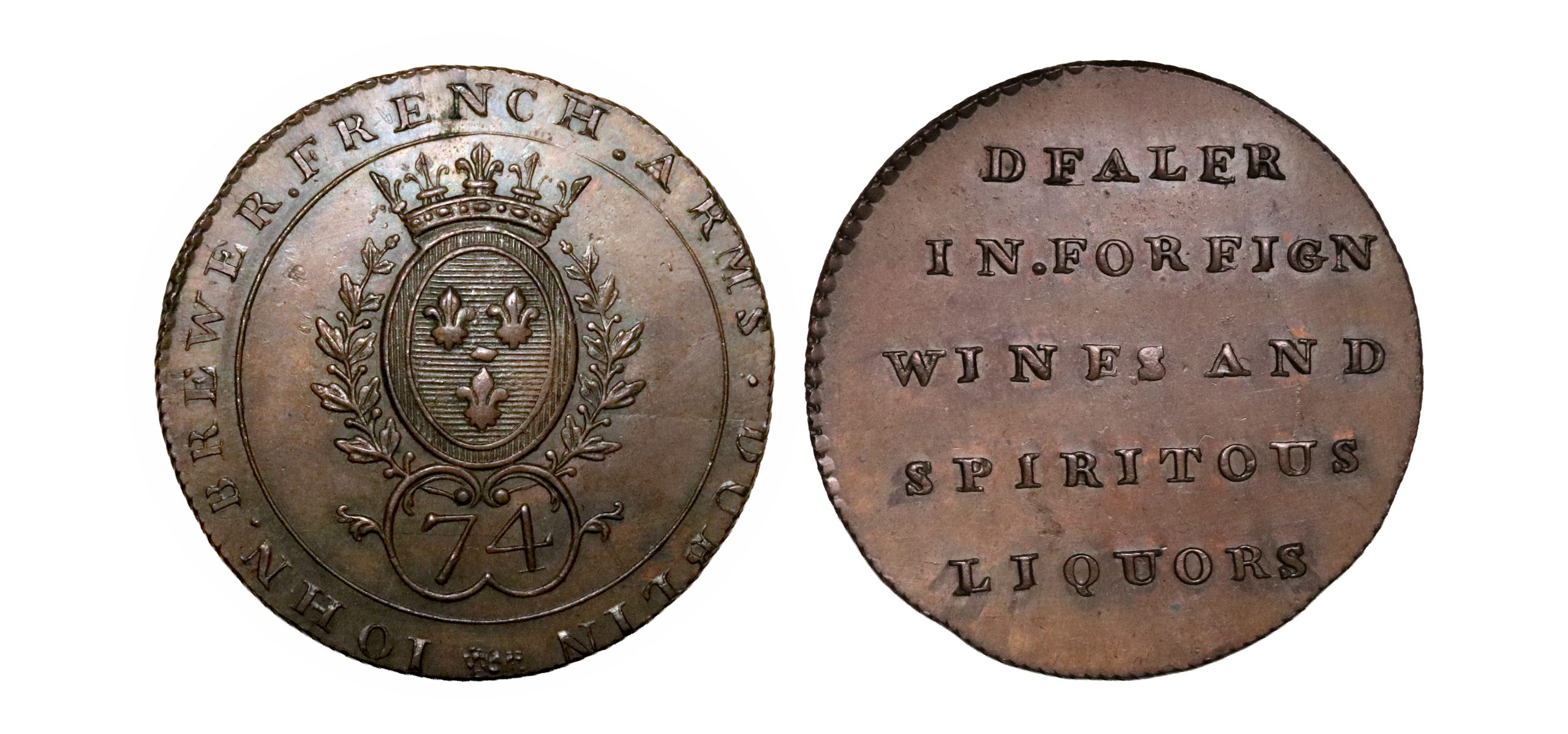 Lot 14 - Dublin Brewer's Halfpenny D&H 28, RR