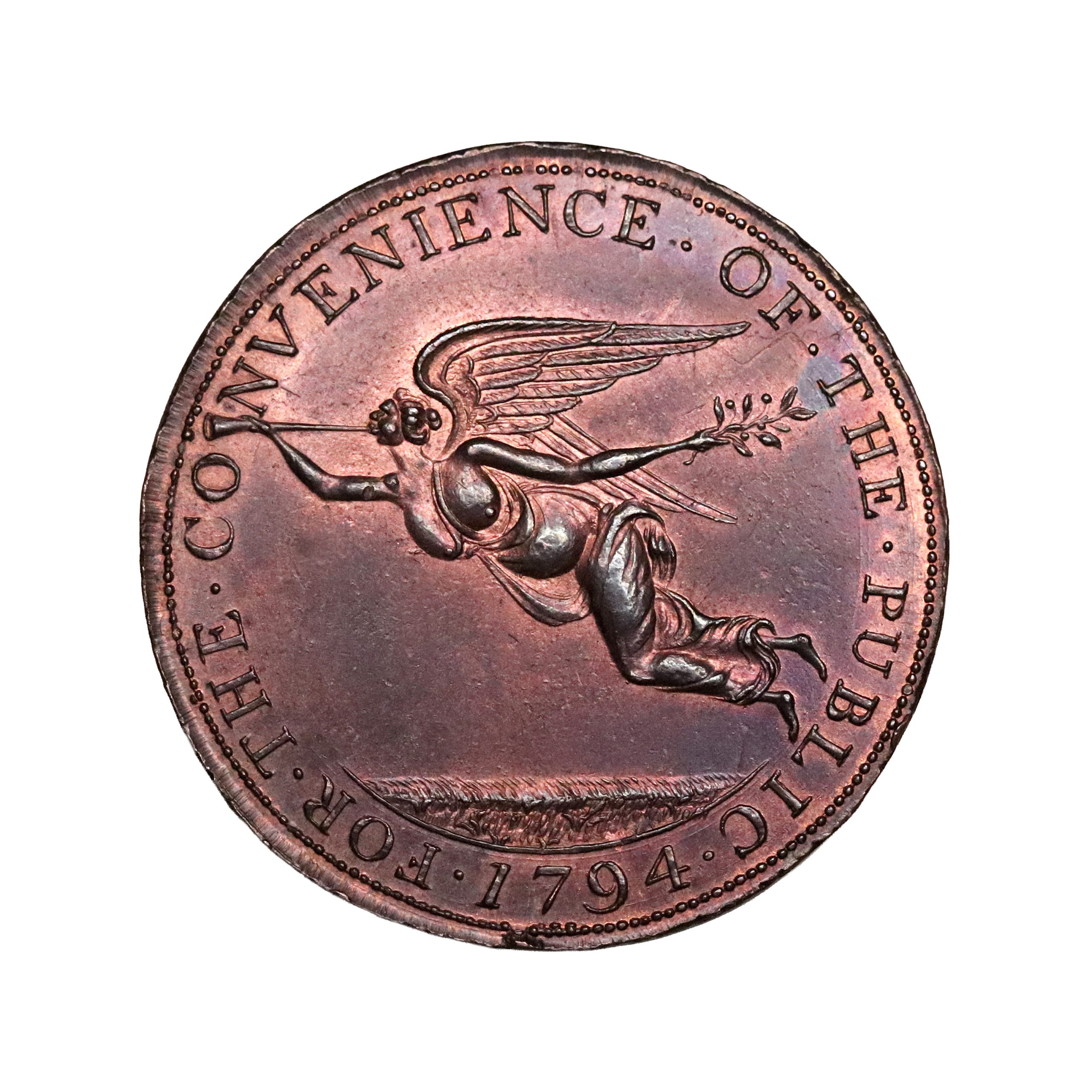 Lot 31 - Prattent's Dublin Mule Halfpenny D&H 328 - Image 3