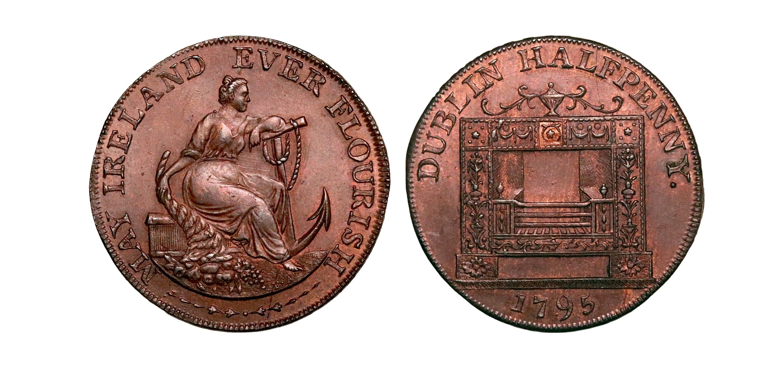 Lot 35 - Parker's Dublin Halfpenny D&H 352, sharp